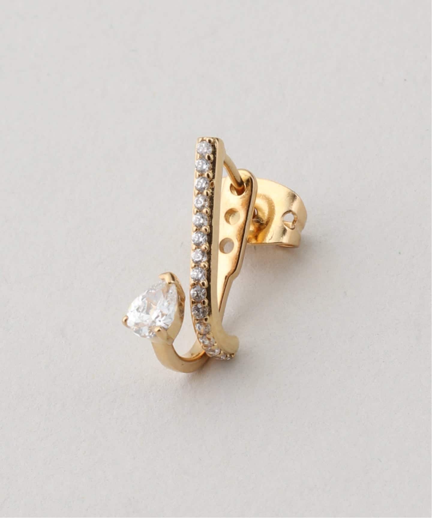 LAAINA/ラアイナ】DIAMOND EARRING（片耳のみ）0.47ct（ピアス（両耳用