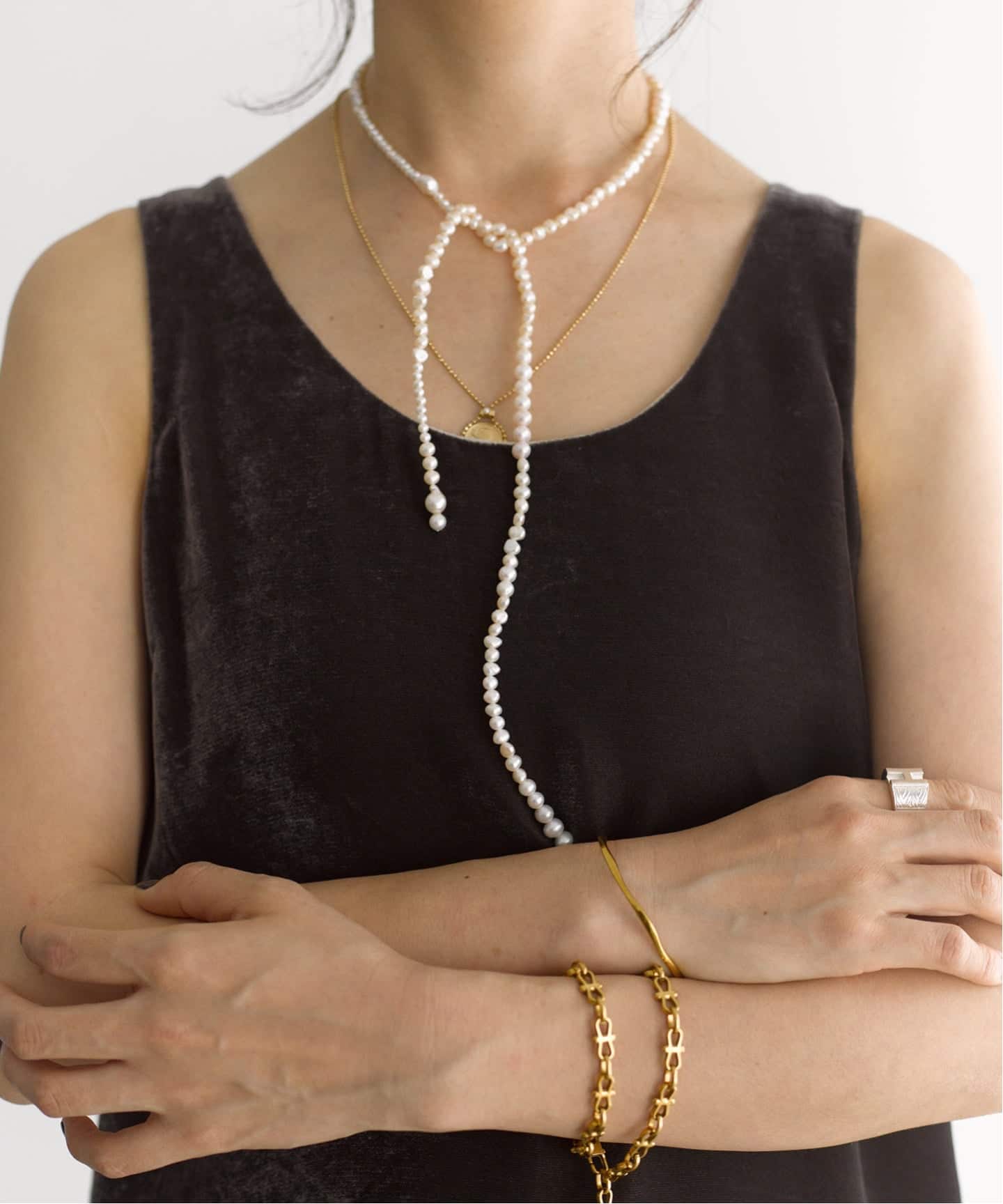 予約》Junco Paris ジュンコパリ 別注 ラリエットネックレス COL26P