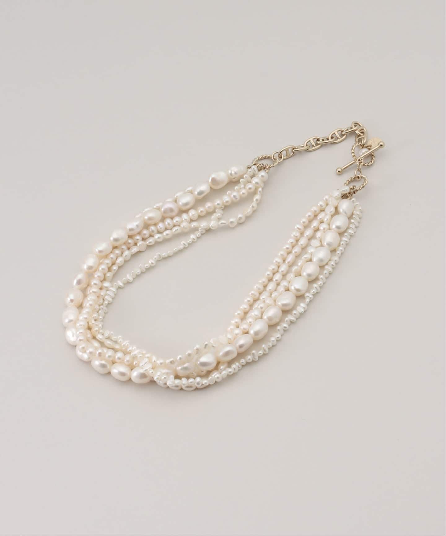 追加》Junco Paris ジュンコパリ 別注 5連淡水パールネックレス COL23H