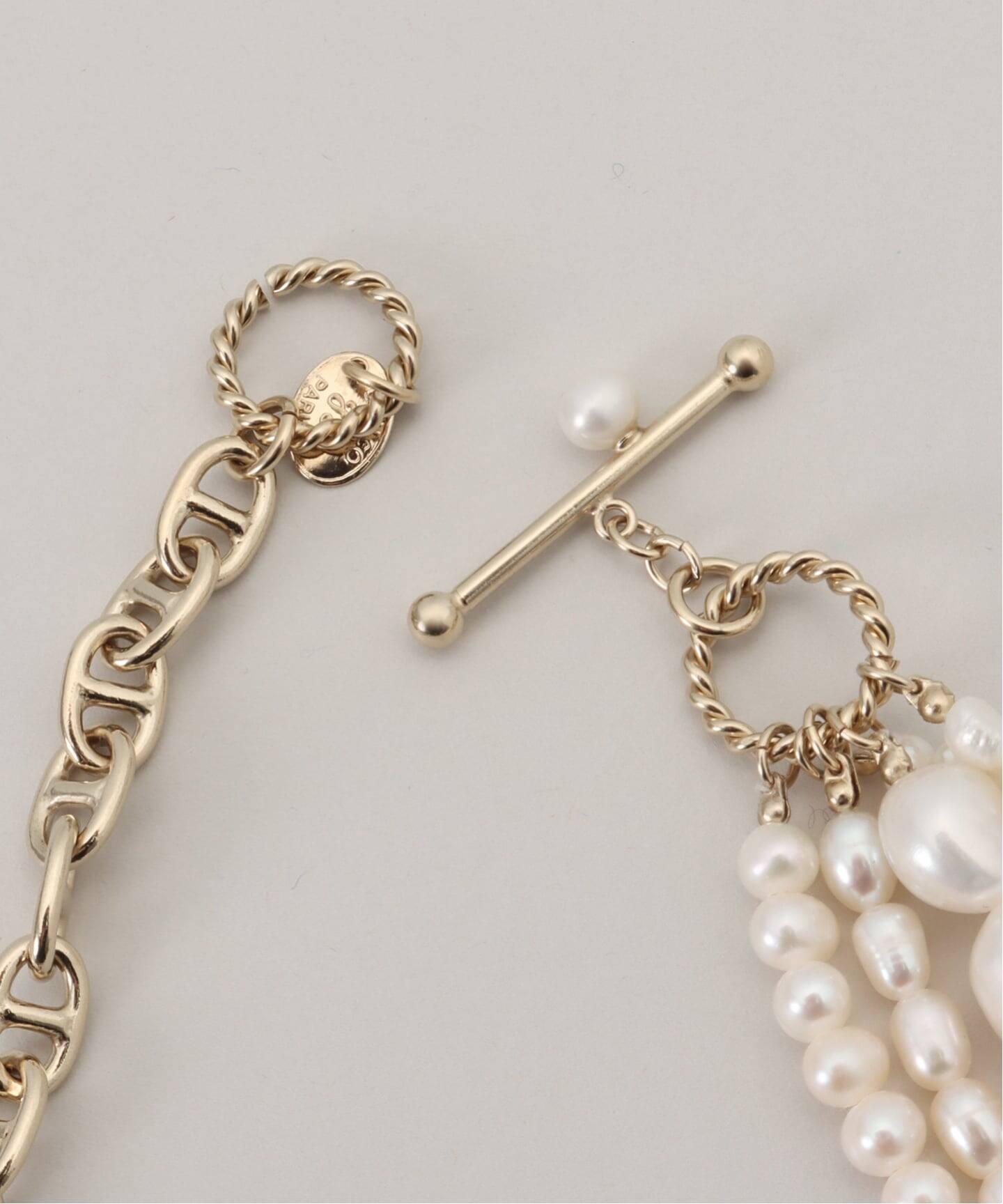 追加》Junco Paris ジュンコパリ 別注 5連淡水パールネックレス COL23H 