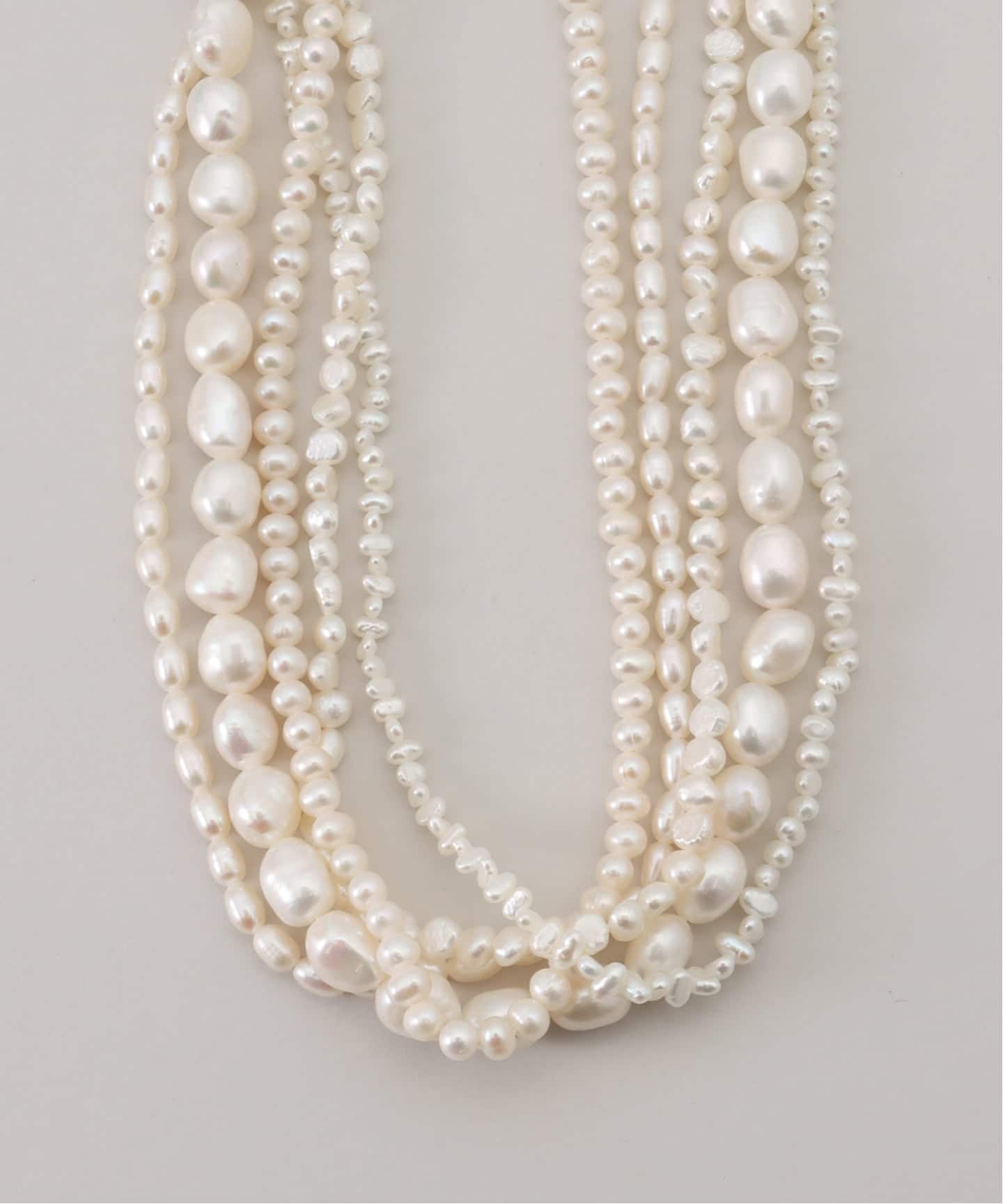 SALE！！IENA Junco Parisメタルミニporch 追加予約》Junco Paris ジュンコパリ 別注 5連淡水パールネックレス