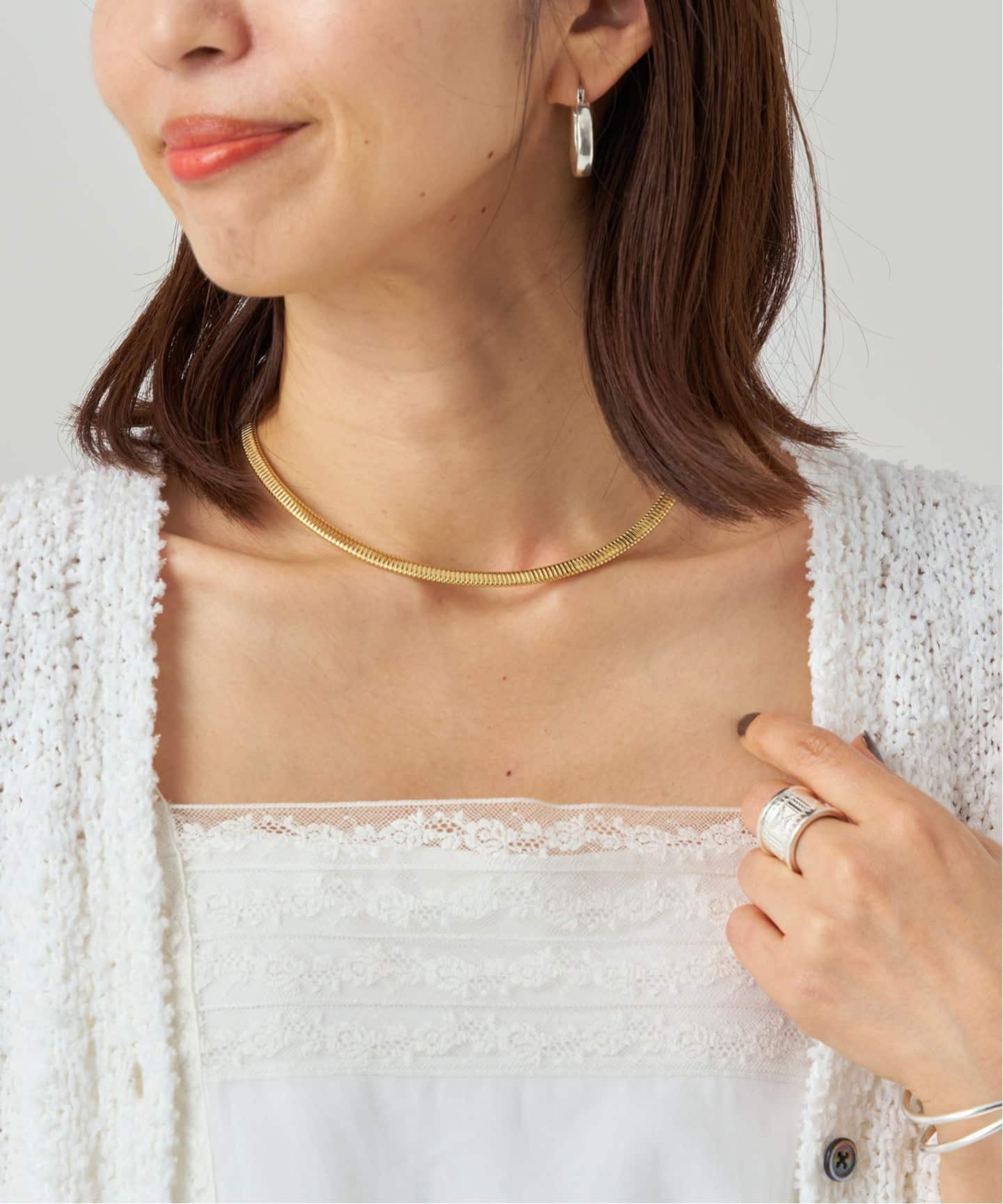 LUV AJ ラヴエージェイ MINI FLEX SNAKE CHAIN ネックレス（ネックレス