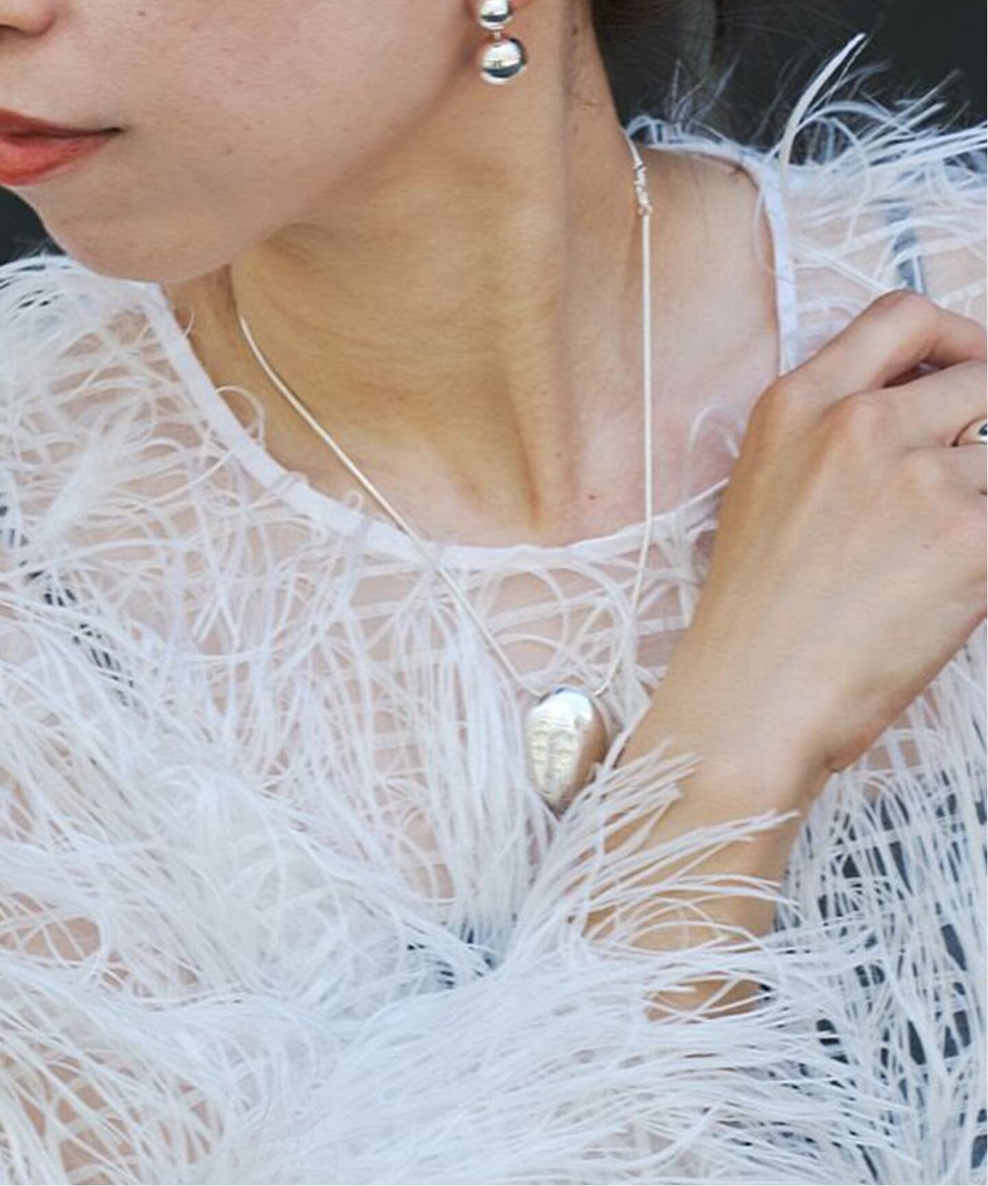 予約》LIE STUDIO リエ スタジオ The Julia Necklace SILVER 