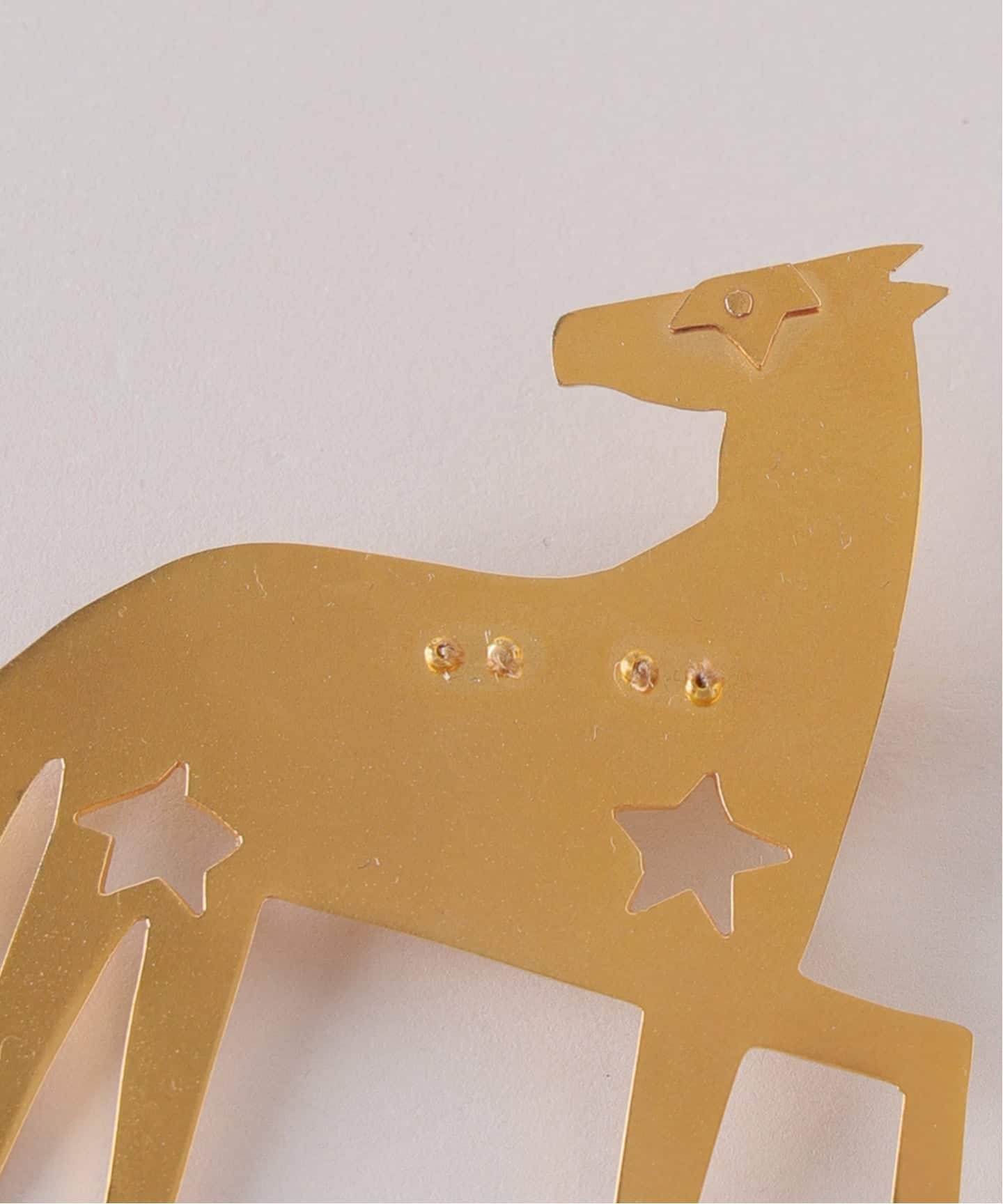 WEB限定》MERCEDES SALAZAR メルセデス サラザール Horse Brooch HOUSE