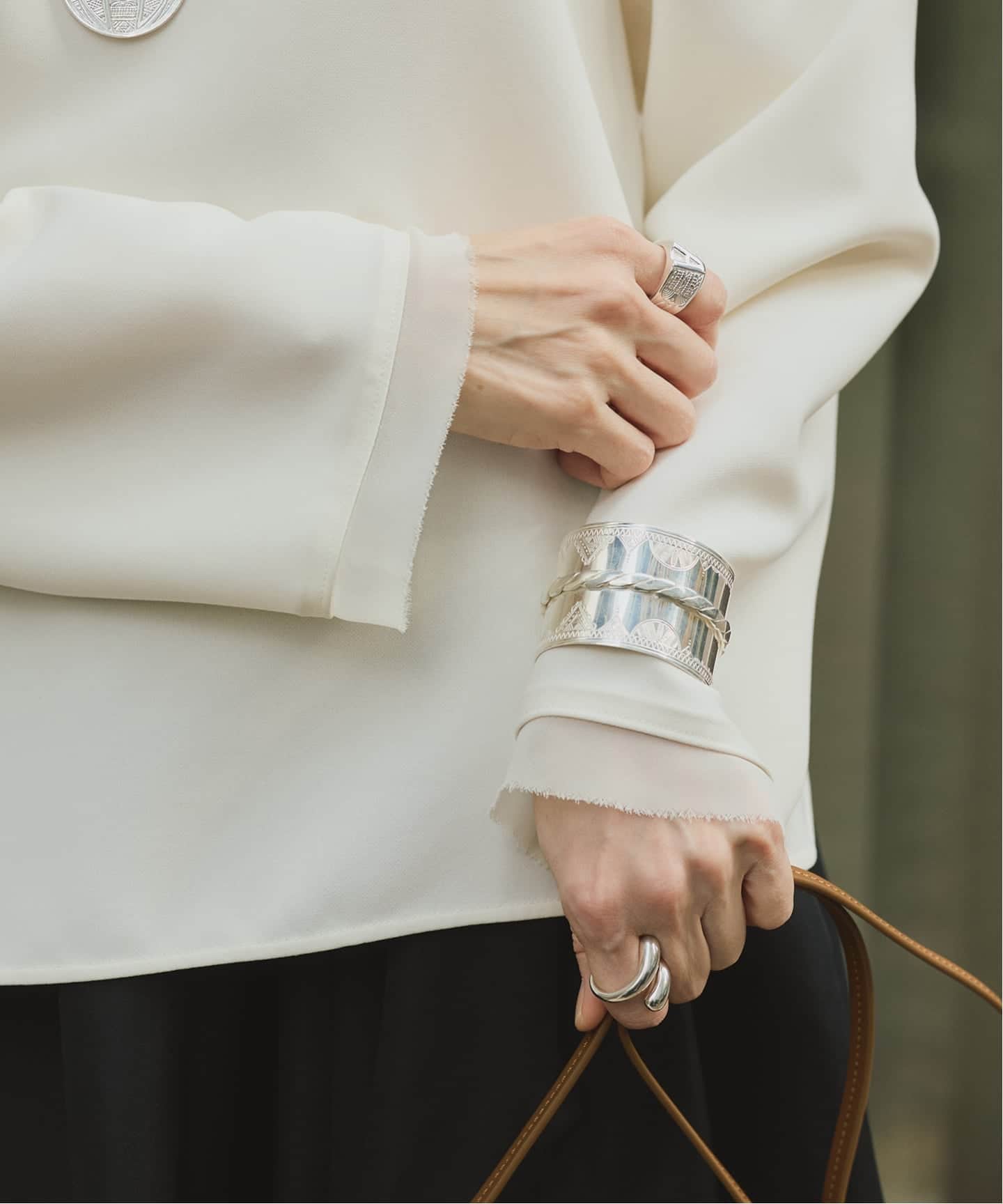 ADRAR アドラル WIDE ROPE バングル（ブレスレット・バングル