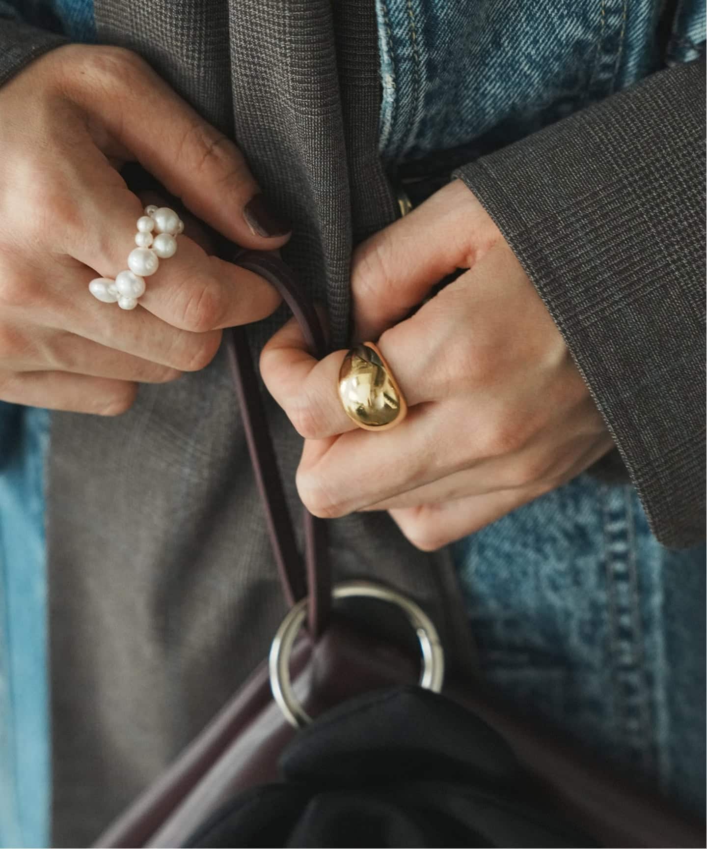 予約》LIE STUDIO リエ スタジオ The Leah Ring GOLD（リング