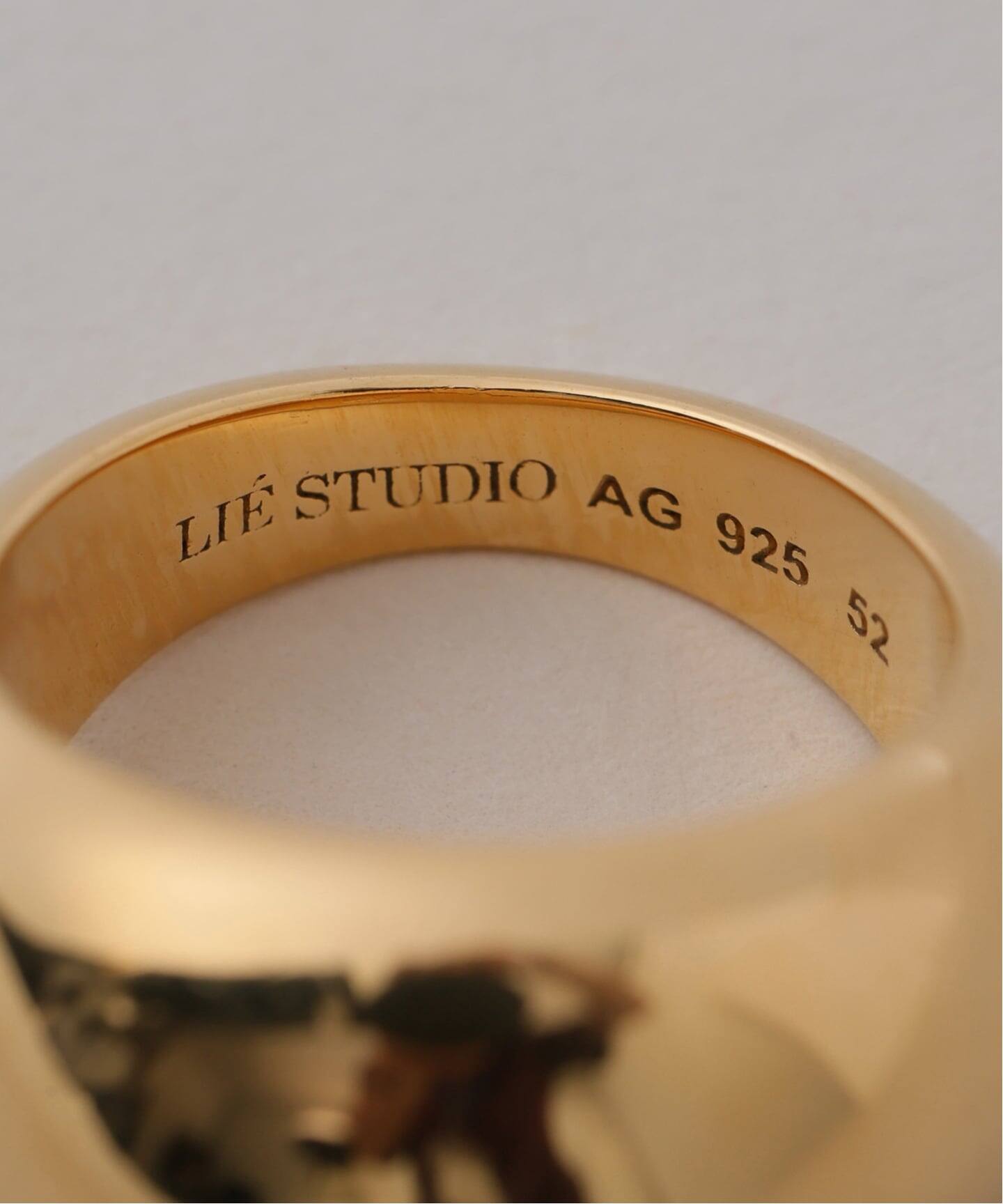 予約》LIE STUDIO リエ スタジオ The Leah Ring GOLD（リング