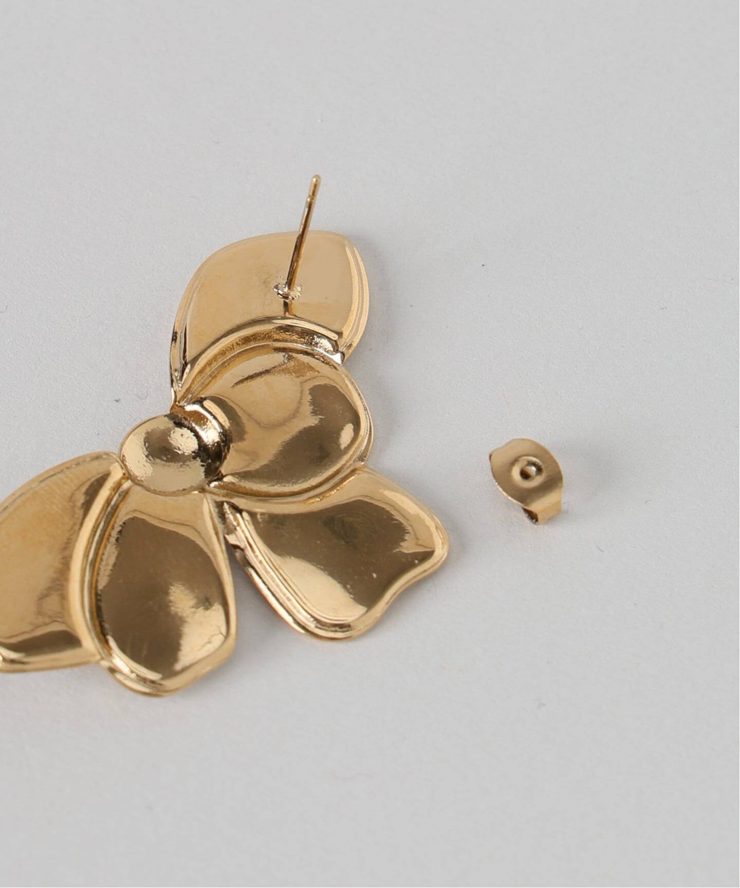 MERAKI メラキ フラワーモチーフピアス 3061560013（ピアス（両耳用