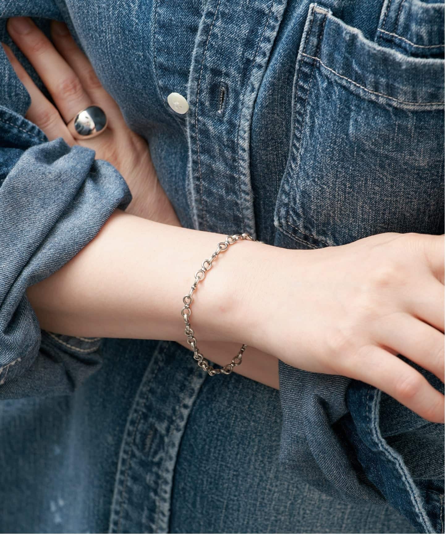GEROCHRISTO ジェロクリスト Double Loop Chain Bracelet
