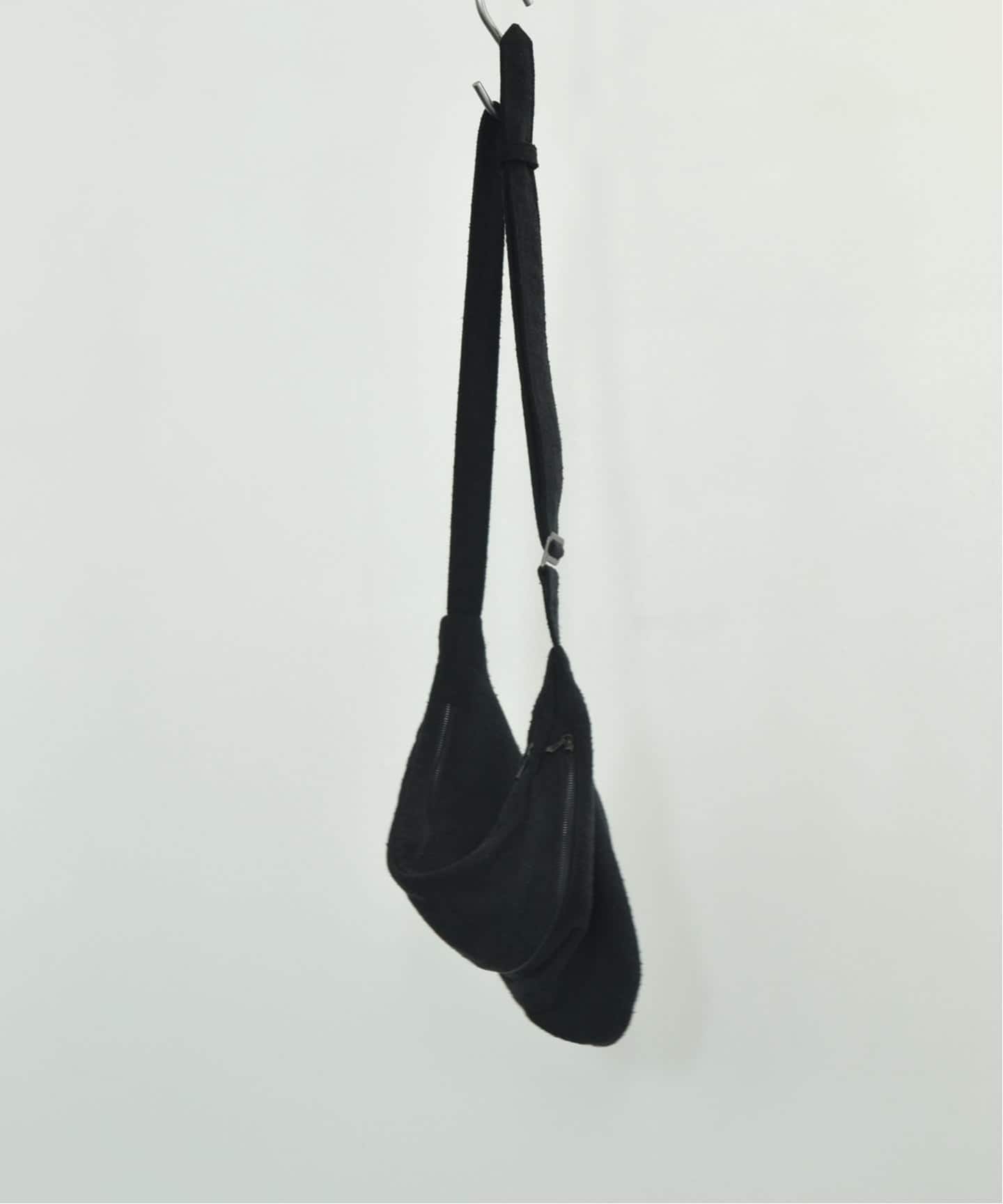 COMOLI (コモリ) シルクネップ ウエストバッグ　美品 COMOLI (コモリ) シルクネップ ウエストバッグ