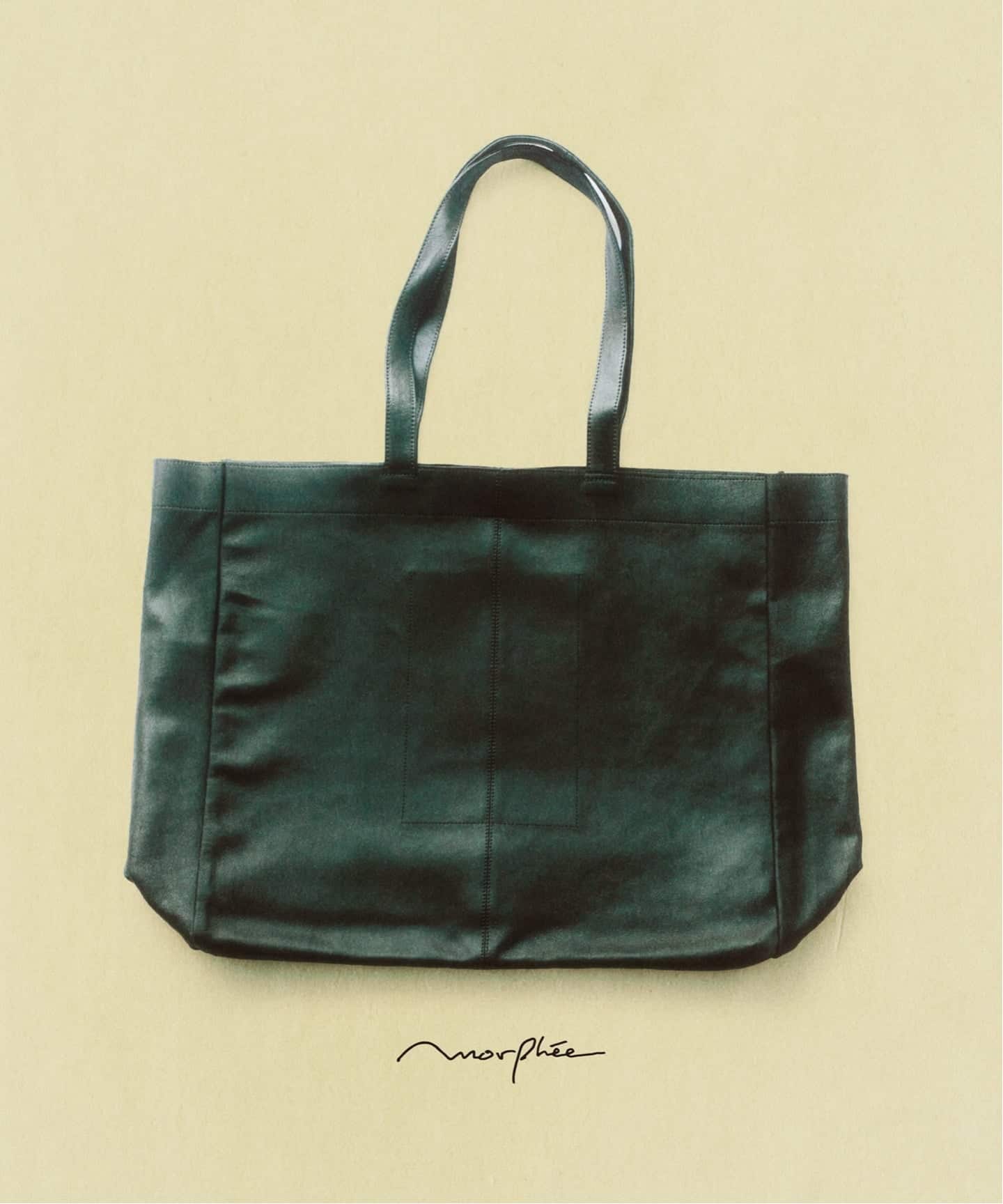 morphee レザー トートバッグ ブラック Morphee / モルフェ】PB-BLK TOTE（トートバッグ）｜L'ECHOPPE（レ