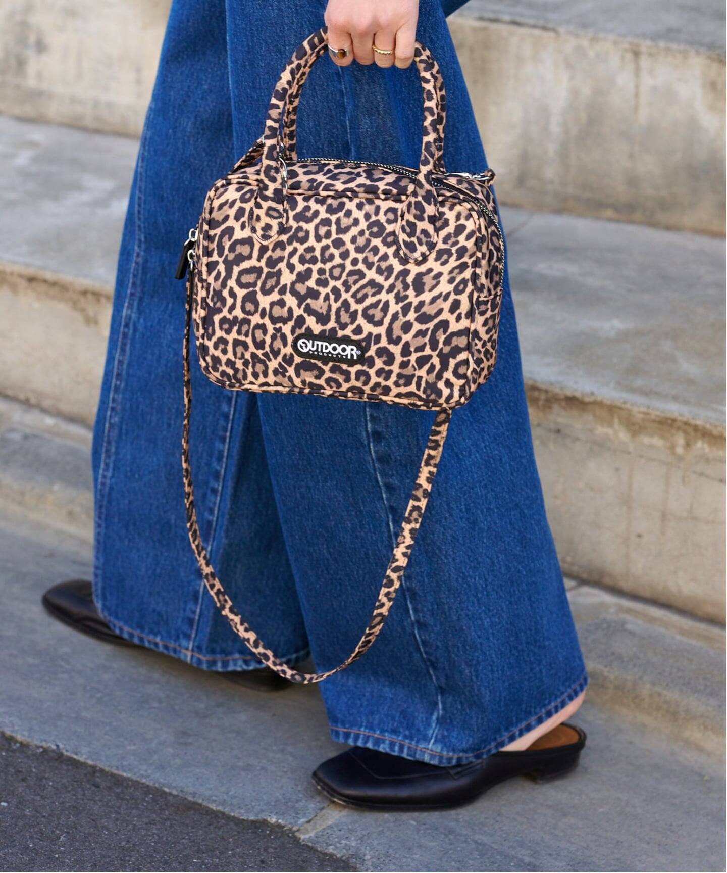 2WAY CUBE BAG LEOPARD（ショルダーバッグ）｜OUTDOOR PRODUCTS