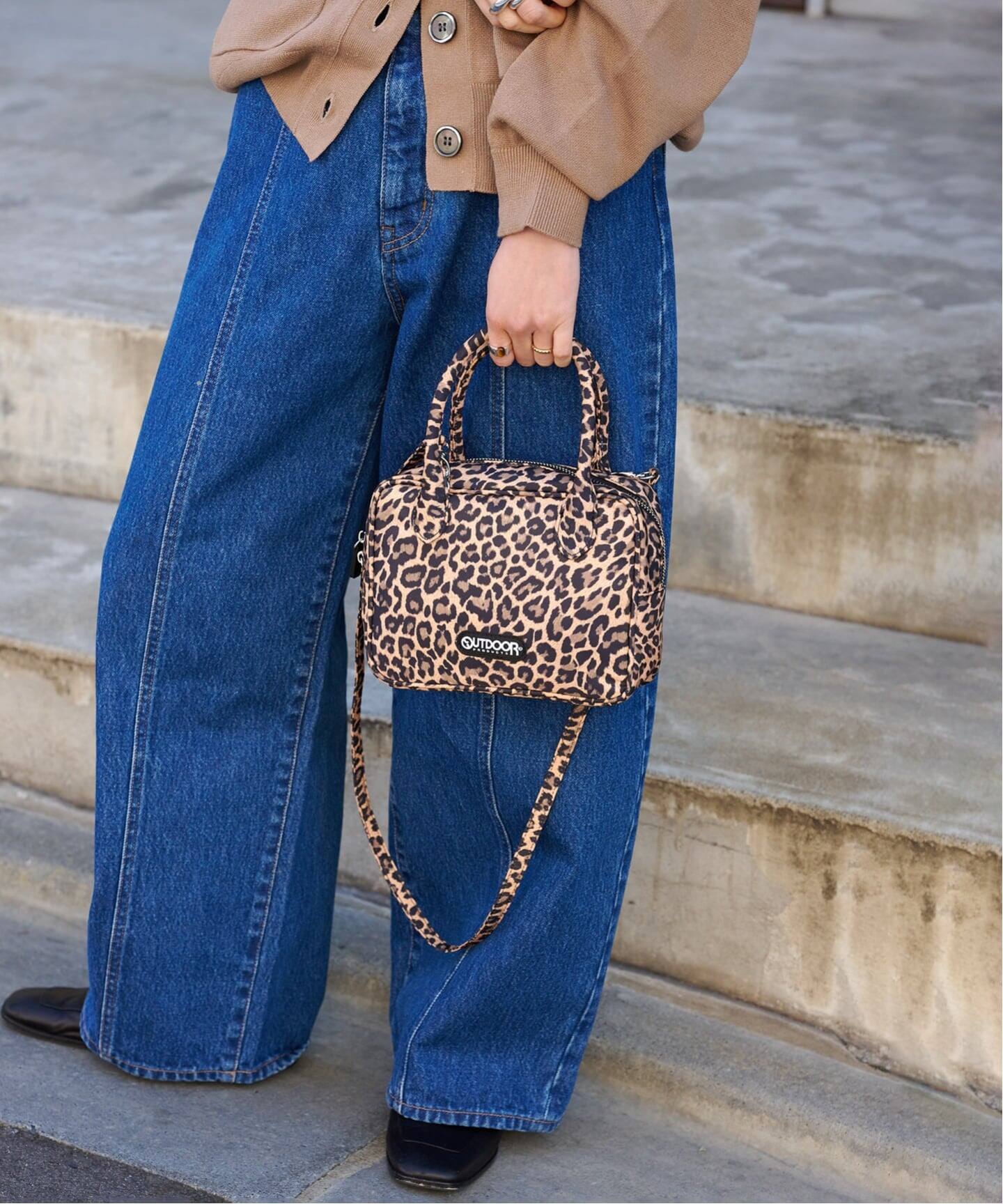 2WAY CUBE BAG LEOPARD（ショルダーバッグ）｜OUTDOOR PRODUCTS