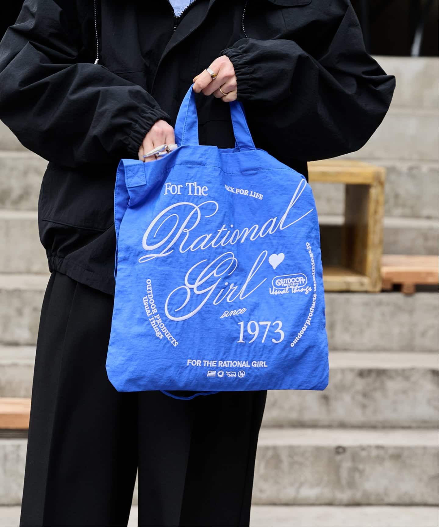 WEB・横浜店限定カラーあり Rational Girl ナイロン2WAYトート（トート