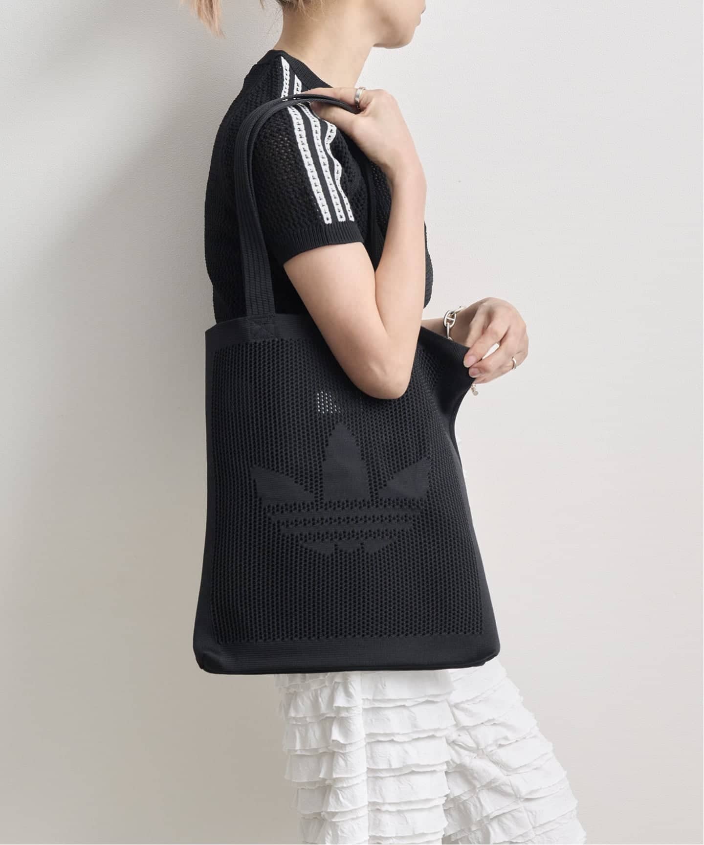 ADIDAS CROCHET TOTE BAG KD1002/1001（トートバッグ）｜BOICE FROM