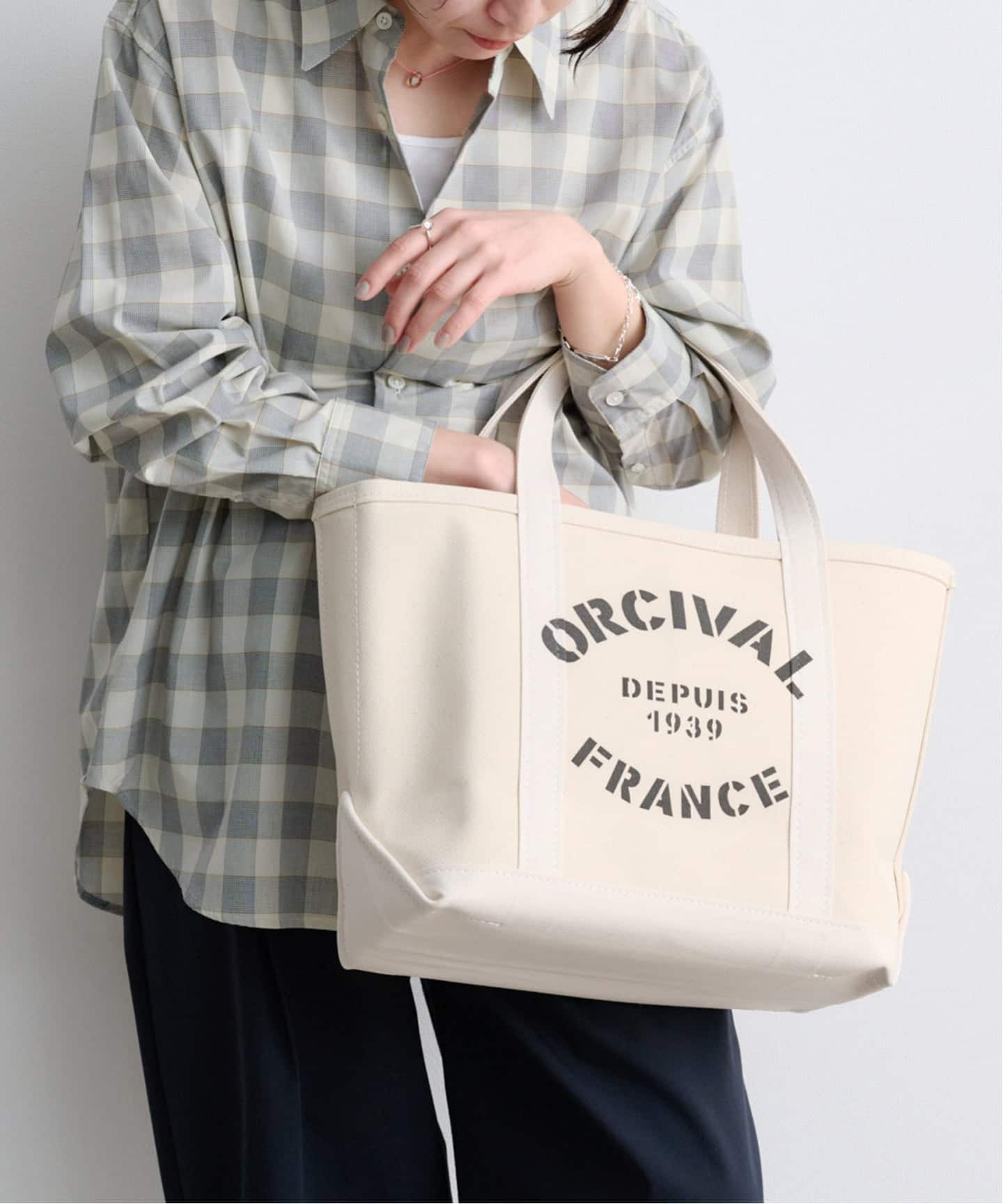 ORCIVAL PRINT TOTE BAG MEDIUM（ハンドバッグ）｜BOICE FROM