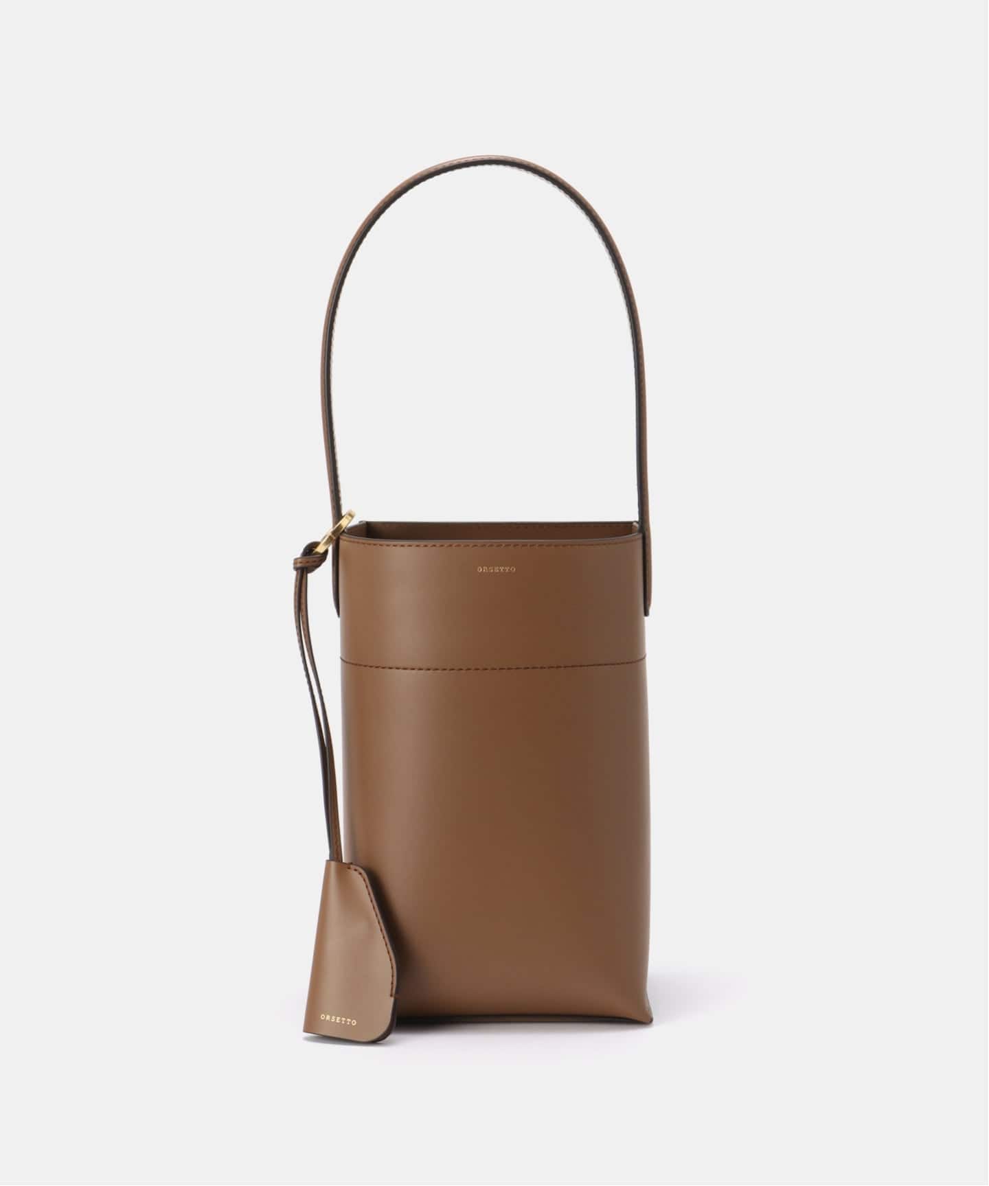 予約》【追加】ORSETTO LEATHER BUCKET 01-158-01 SCATOLA（ショルダー