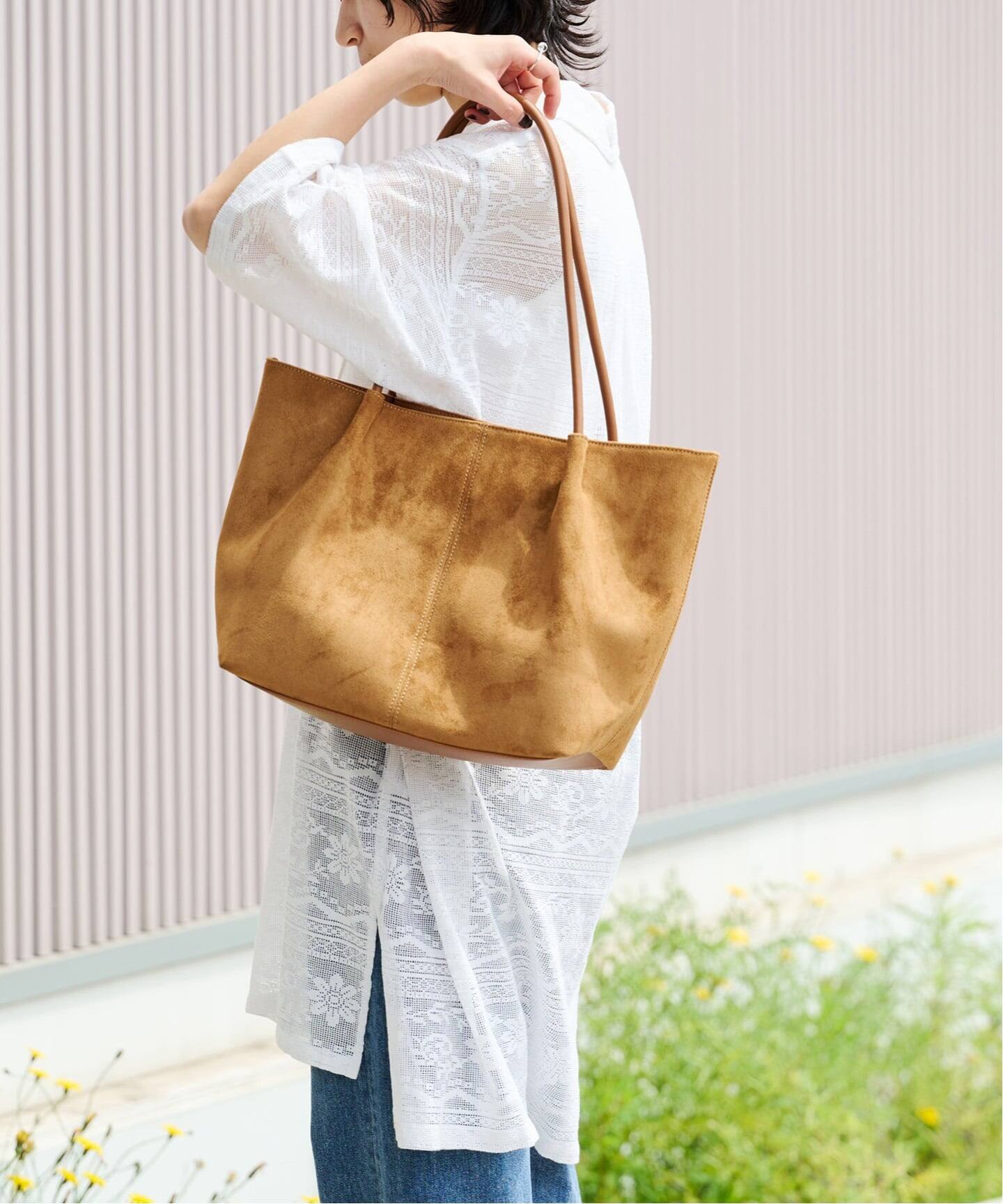 VELETTO フェイクスウェードビッグトートバッグ（ショルダーバッグ
