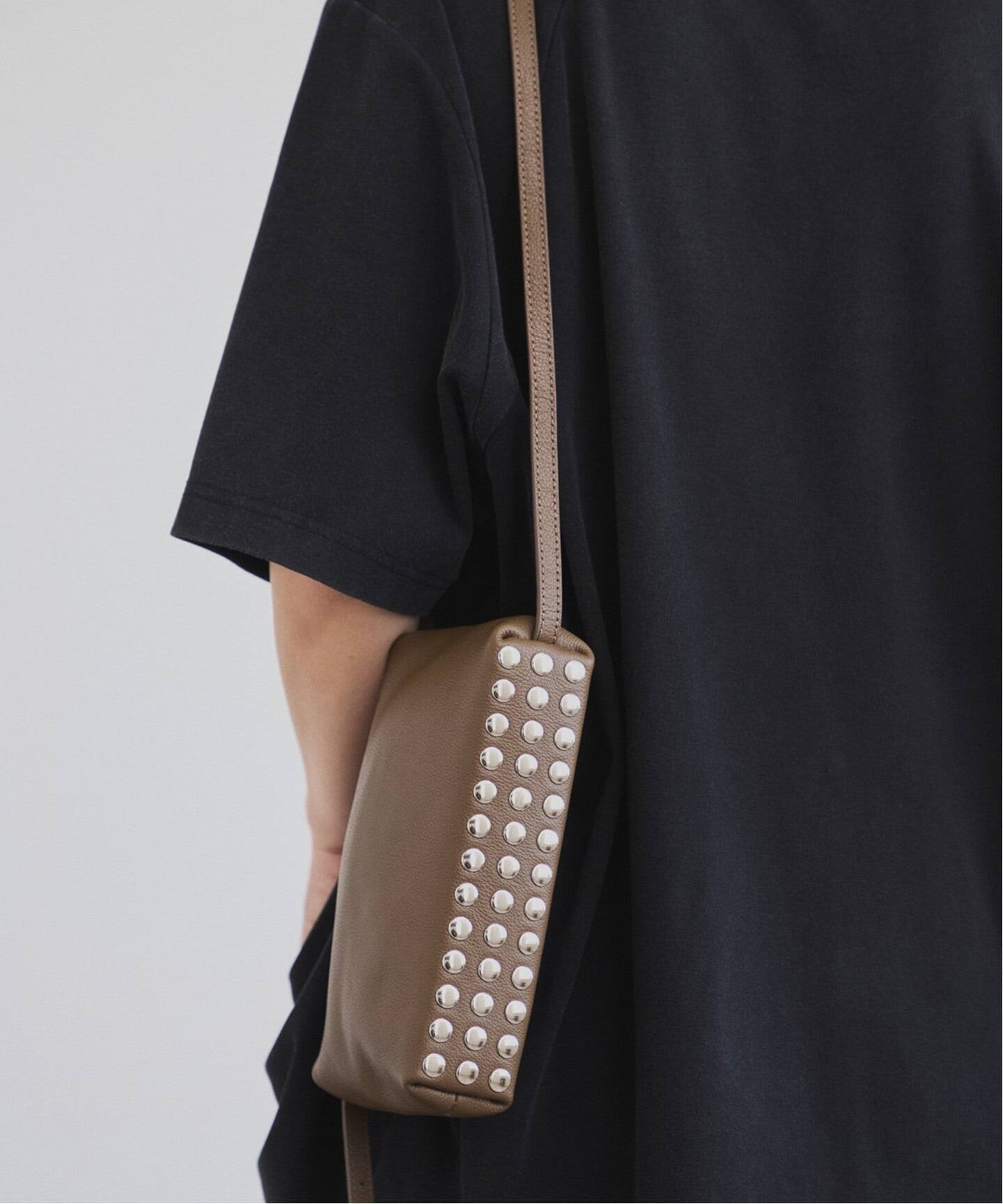 YAHKI LEATHER スタッズショルダーバッグ（ショルダーバッグ）｜BOICE