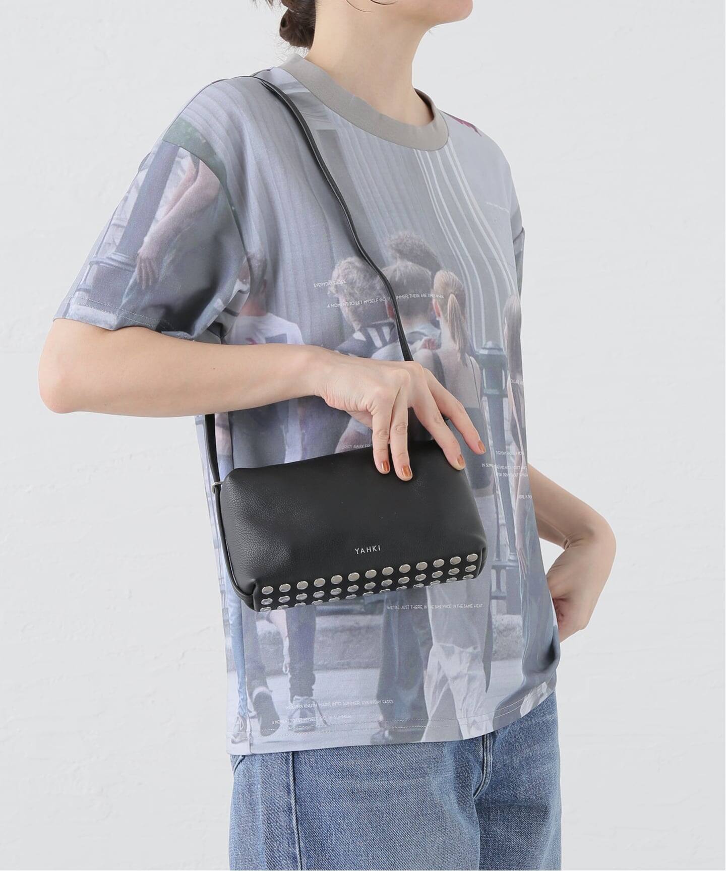 YAHKI LEATHER スタッズショルダーバッグ（ショルダーバッグ）｜BOICE