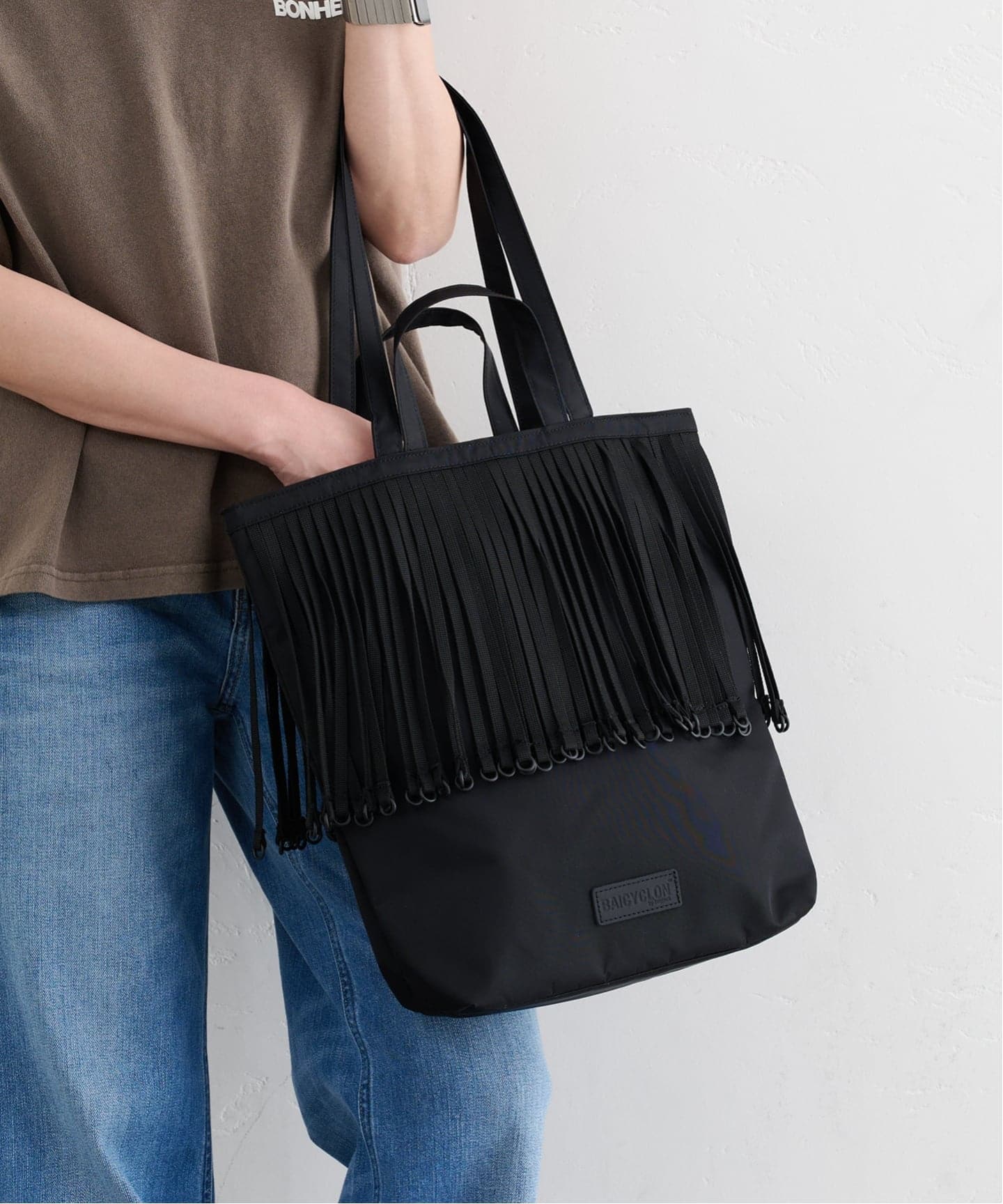 予約》【追加】BAICYCLON TAPE FRINGE TOTE BAG BCL-127（トートバッグ