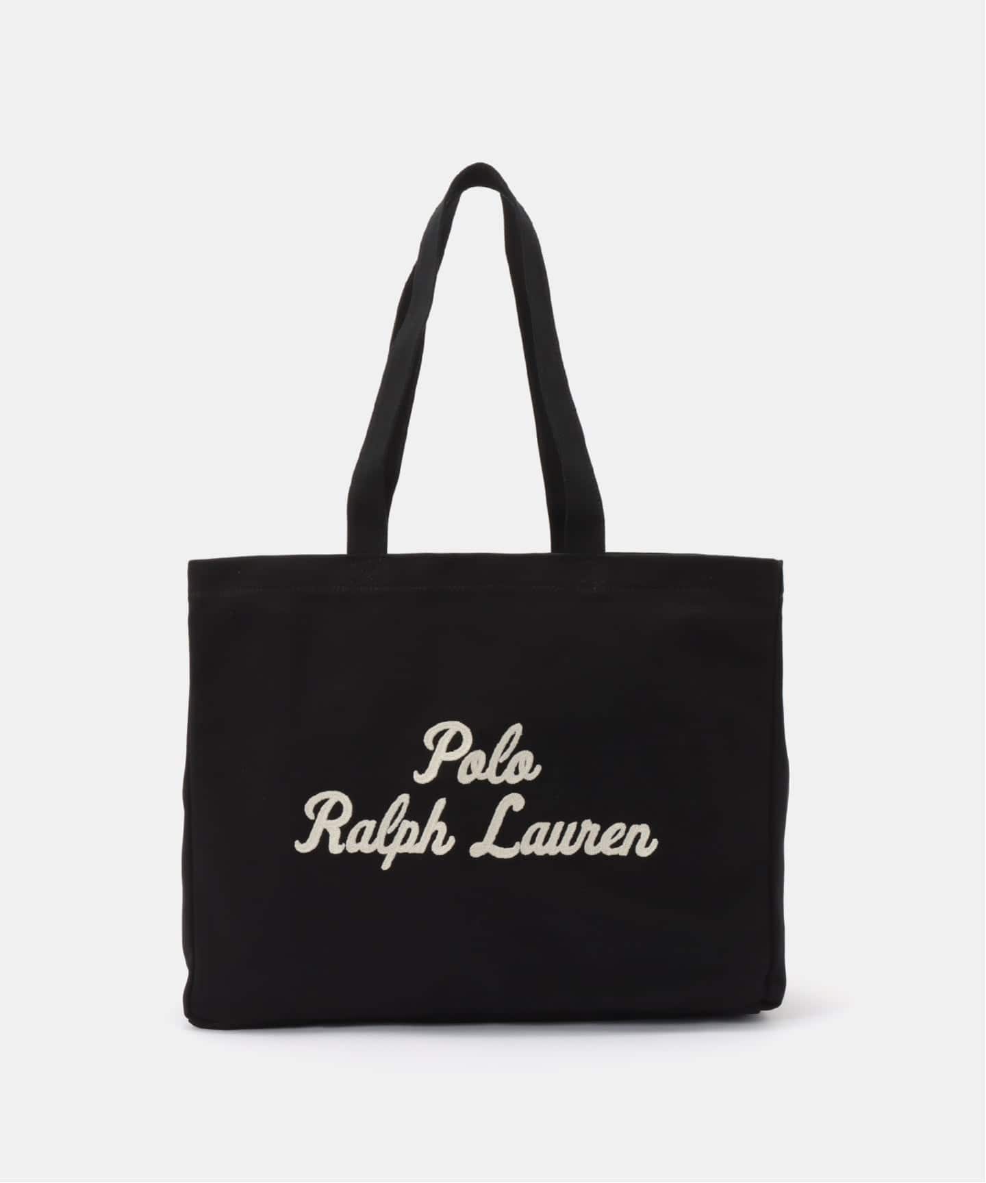POLO RALPHLAUREN EMBROIDERED Canvas Large Tote（トートバッグ
