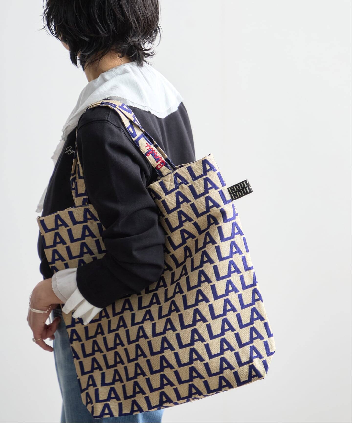 BINDU NY/LA POLYESTER Jacquard Tote Bag（トートバッグ）｜BOICE 