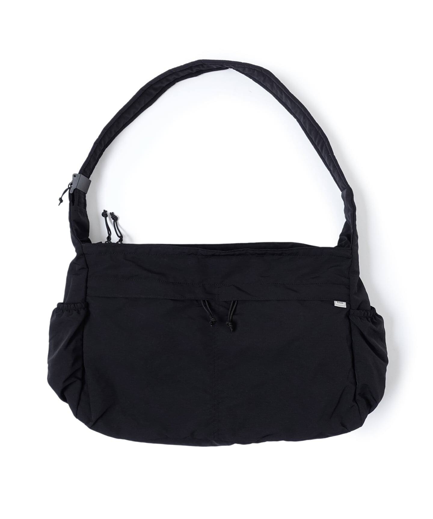 バッグ EVCON / BIG NYLON SHOULDER BAG BLACK EVCON BIG NYLON SHOULDER BAG（ショルダーバッグ）｜BOICE FROM