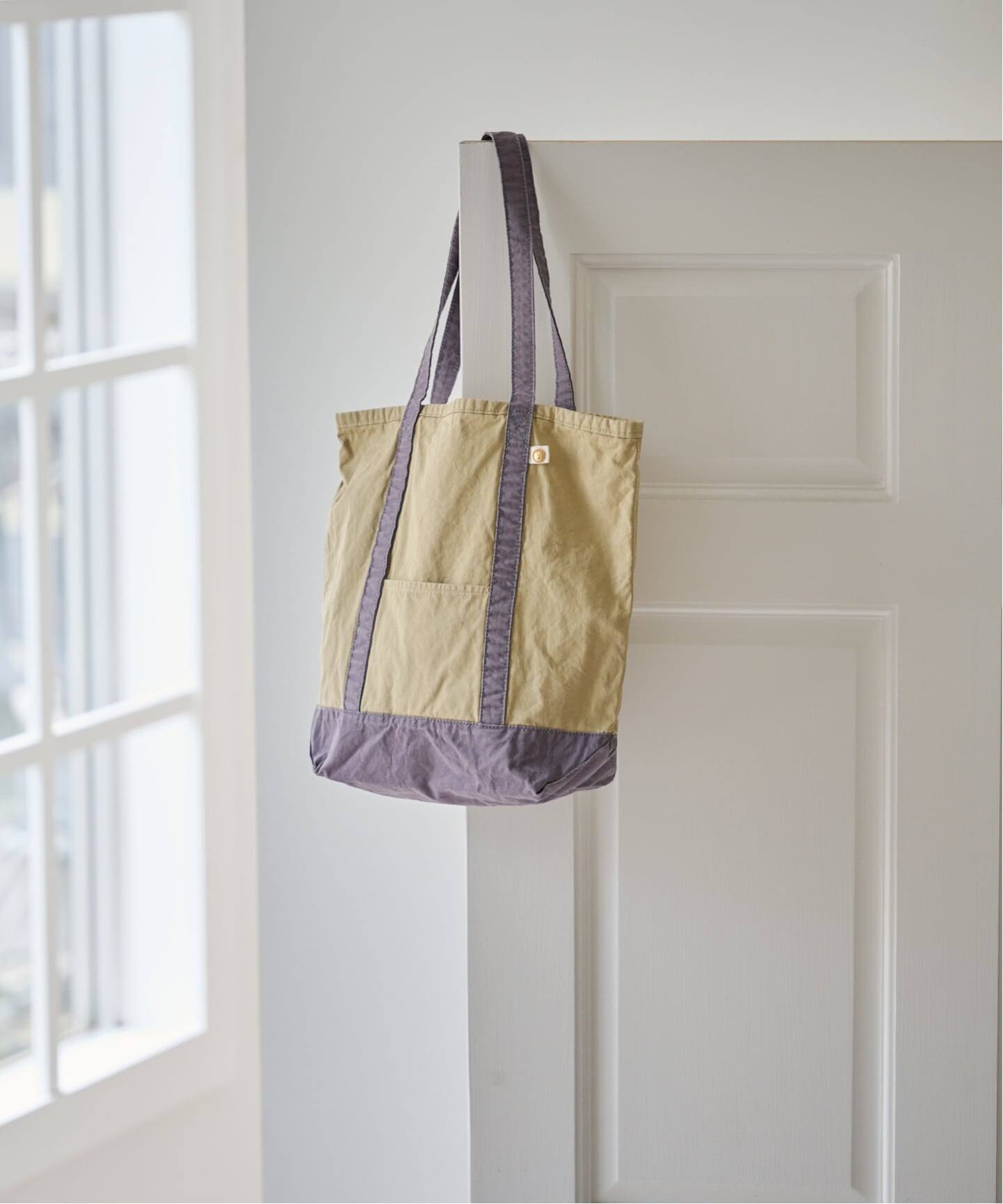 MASTER&Co. 別注TOTE キャンバス　トートバッグ　パープル×ベージュ MASTER&Co. 別注TOTE Bag（トートバッグ）｜BOICE FROM BAYCREW'S