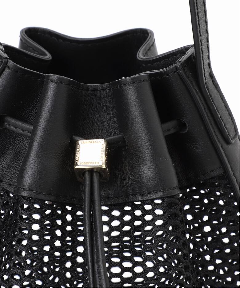 LORISTELLA / ロリステッラ メッシュ×レザーコンビショルダーバッグ 