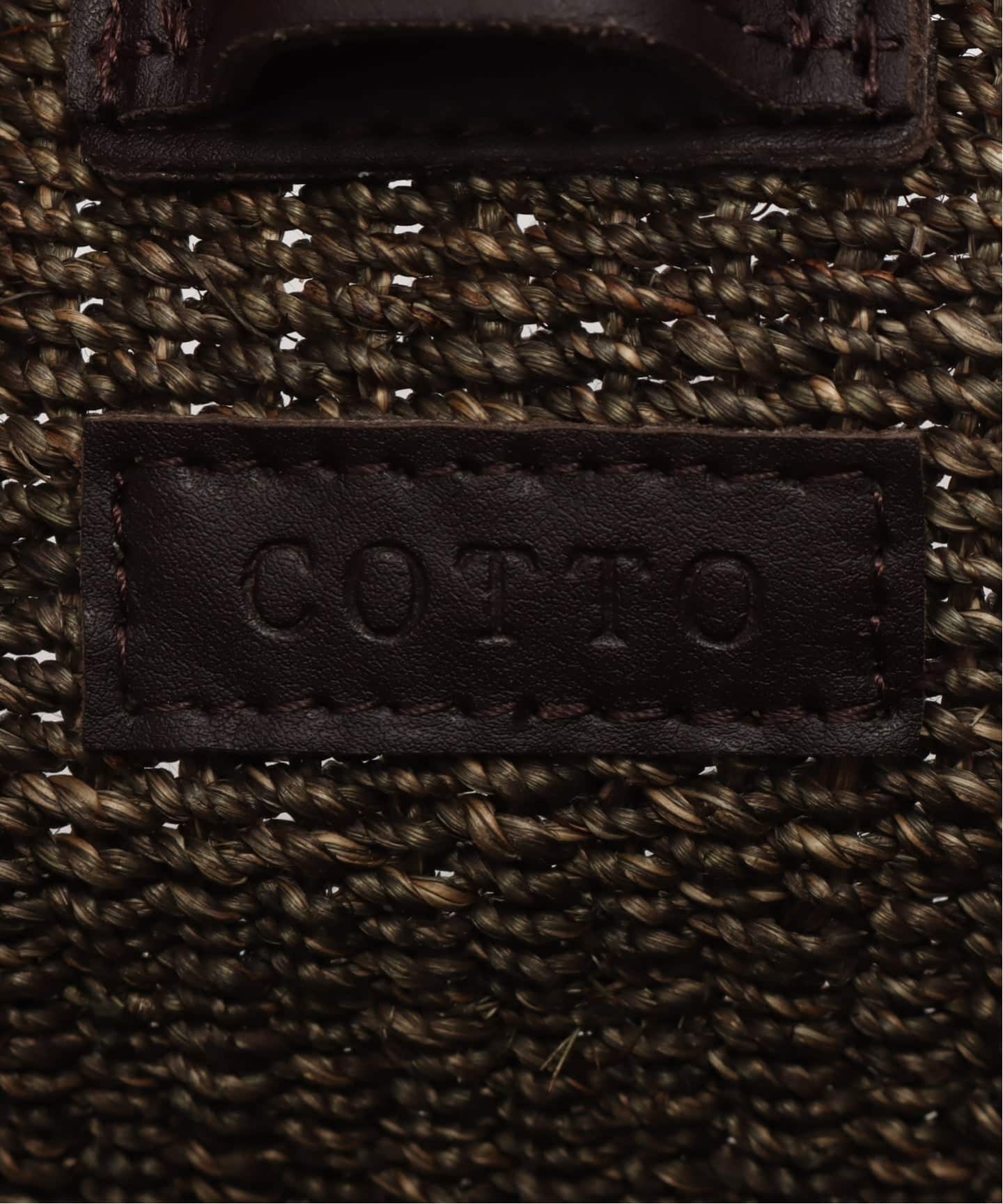 COTTO/コット メタルハンドル アバカバッグ（ハンドバッグ）｜La
