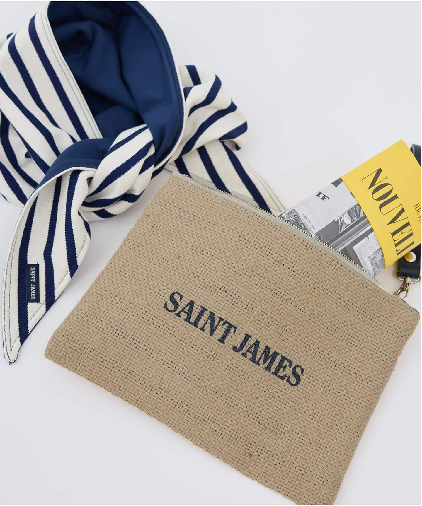 POCHETTEJUTE / 麻ポーチ（クラッチバッグ）｜SAINT JAMES（セント