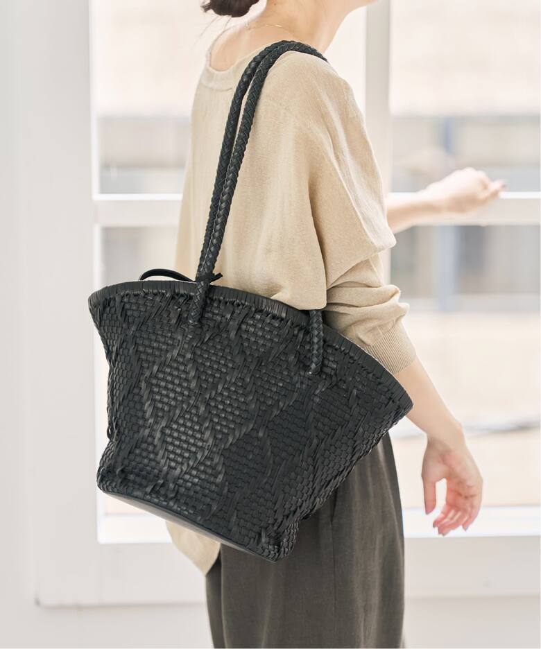 追加》Bagmati/バグマティ レザーメッシュバッグ（トートバッグ 