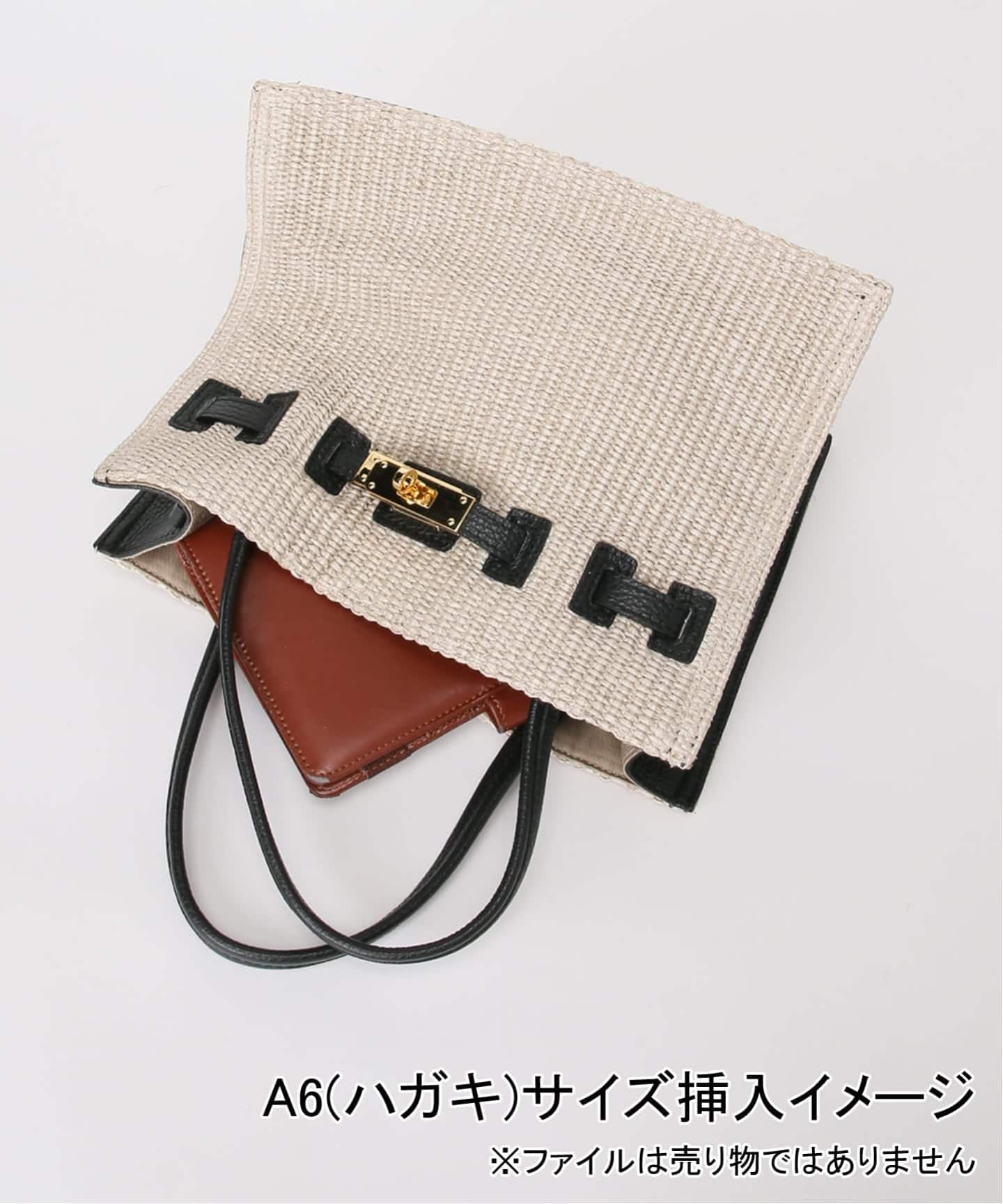 別注 / 予約》VIOLAd'ORO イタリアンラフィアシートトートバッグM