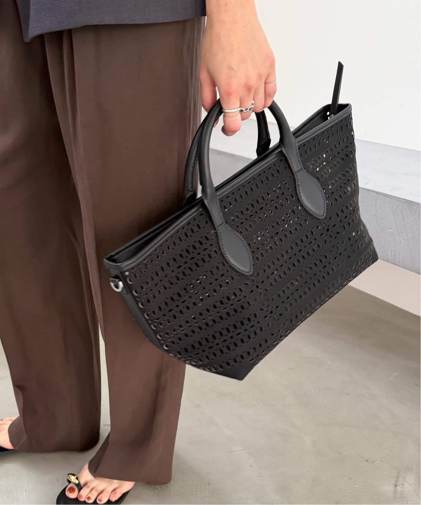 GIANNI CHIARINI / ジャンニ キアリーニ MASHUP TOTE（トートバッグ