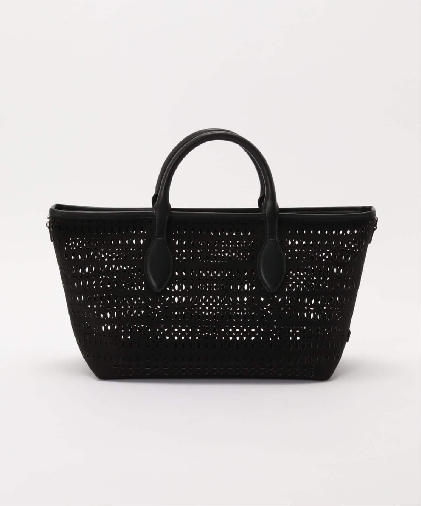 GIANNI CHIARINI ブラックトートバッグ GIANNI CHIARINI / ジャンニ キアリーニ MASHUP TOTE（トートバッグ