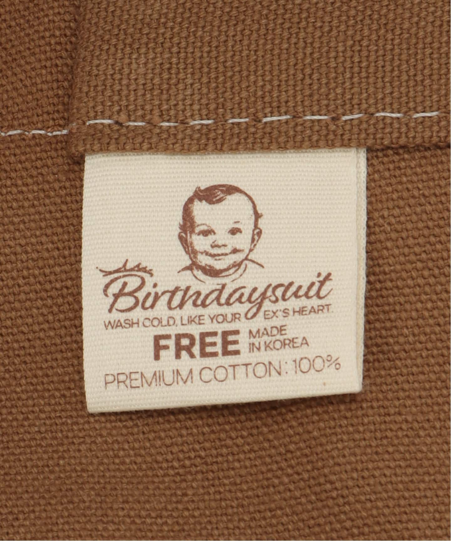 BIRTHDAYSUIT/バースデースーツ SOLID CANVAS BAG（トートバッグ