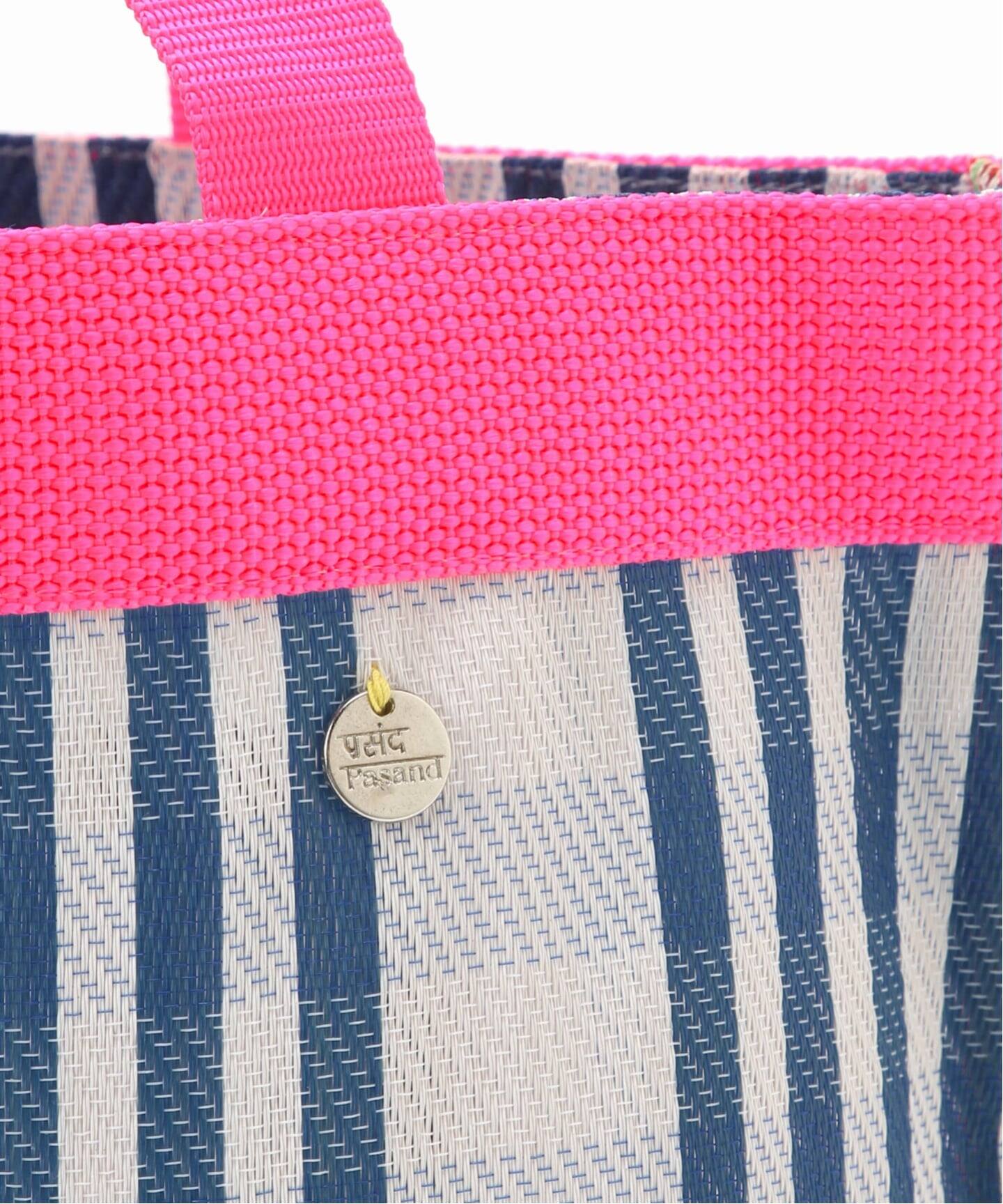 ne Quittez pas / ヌキテパ Multi Stripe Mesh Small Bag 