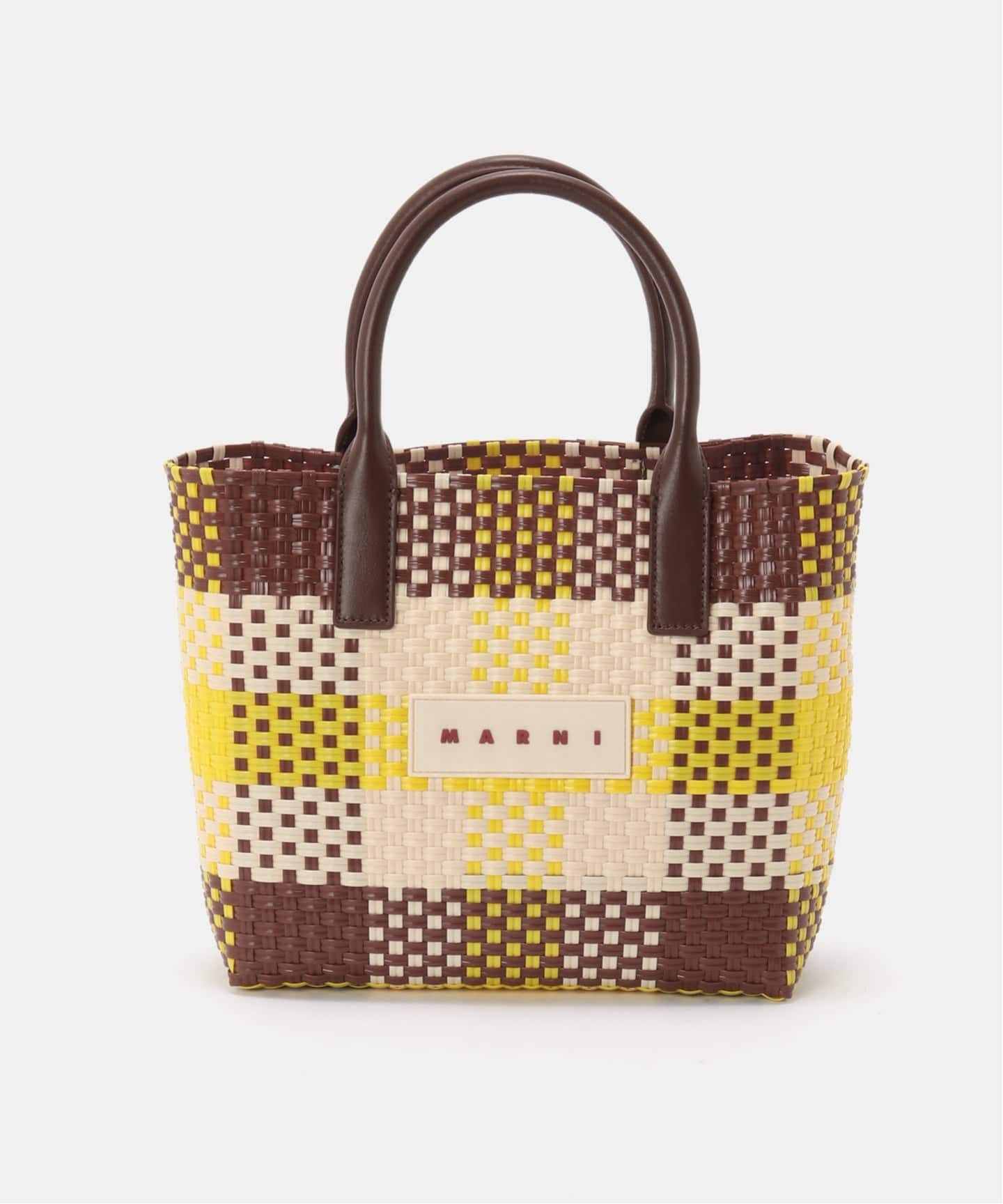 一部店舗+WEB限定》MARNI/マルニ CHECK TOTE SMALL（トートバッグ
