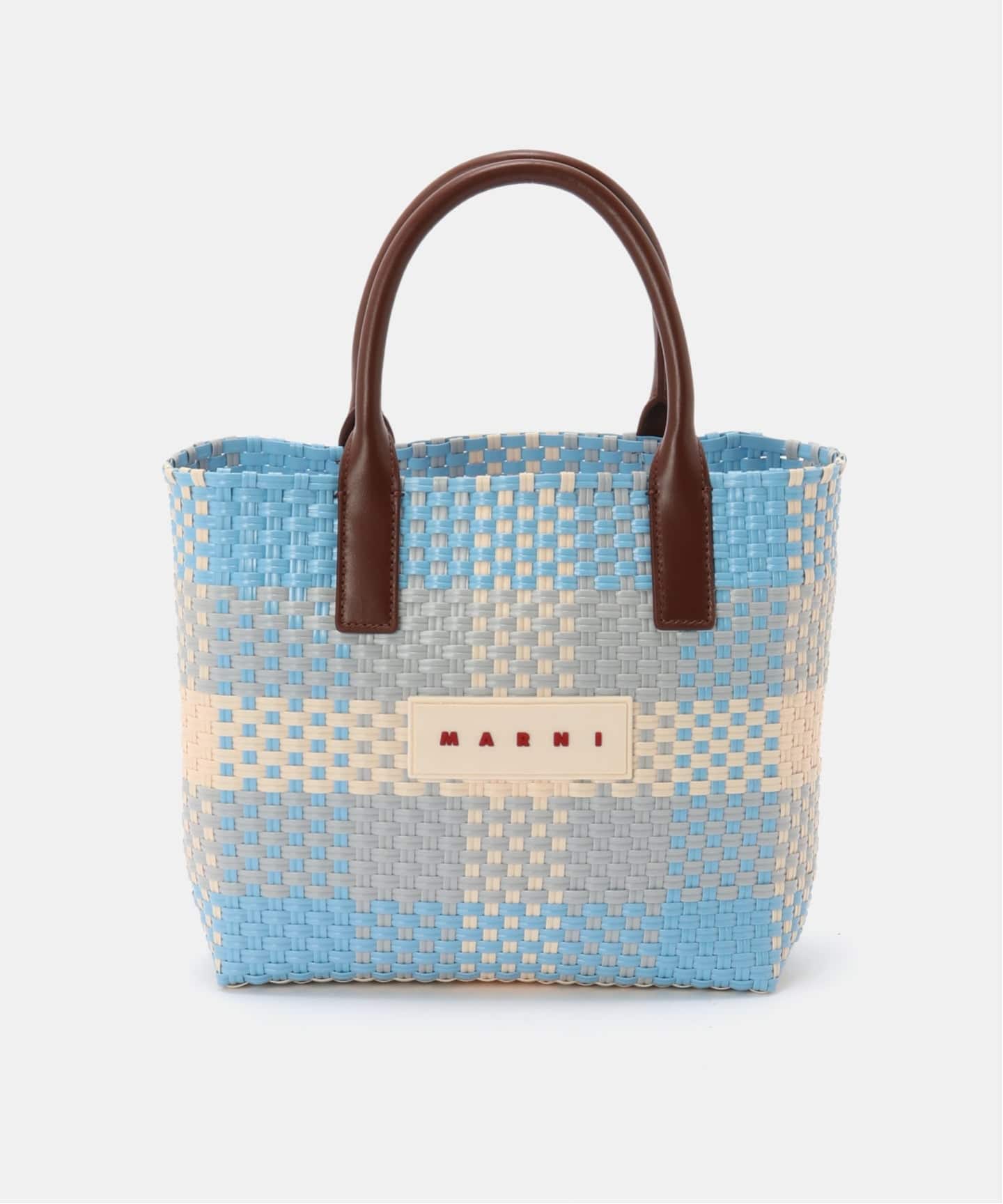 一部店舗+WEB限定》MARNI/マルニ CHECK TOTE SMALL（トートバッグ