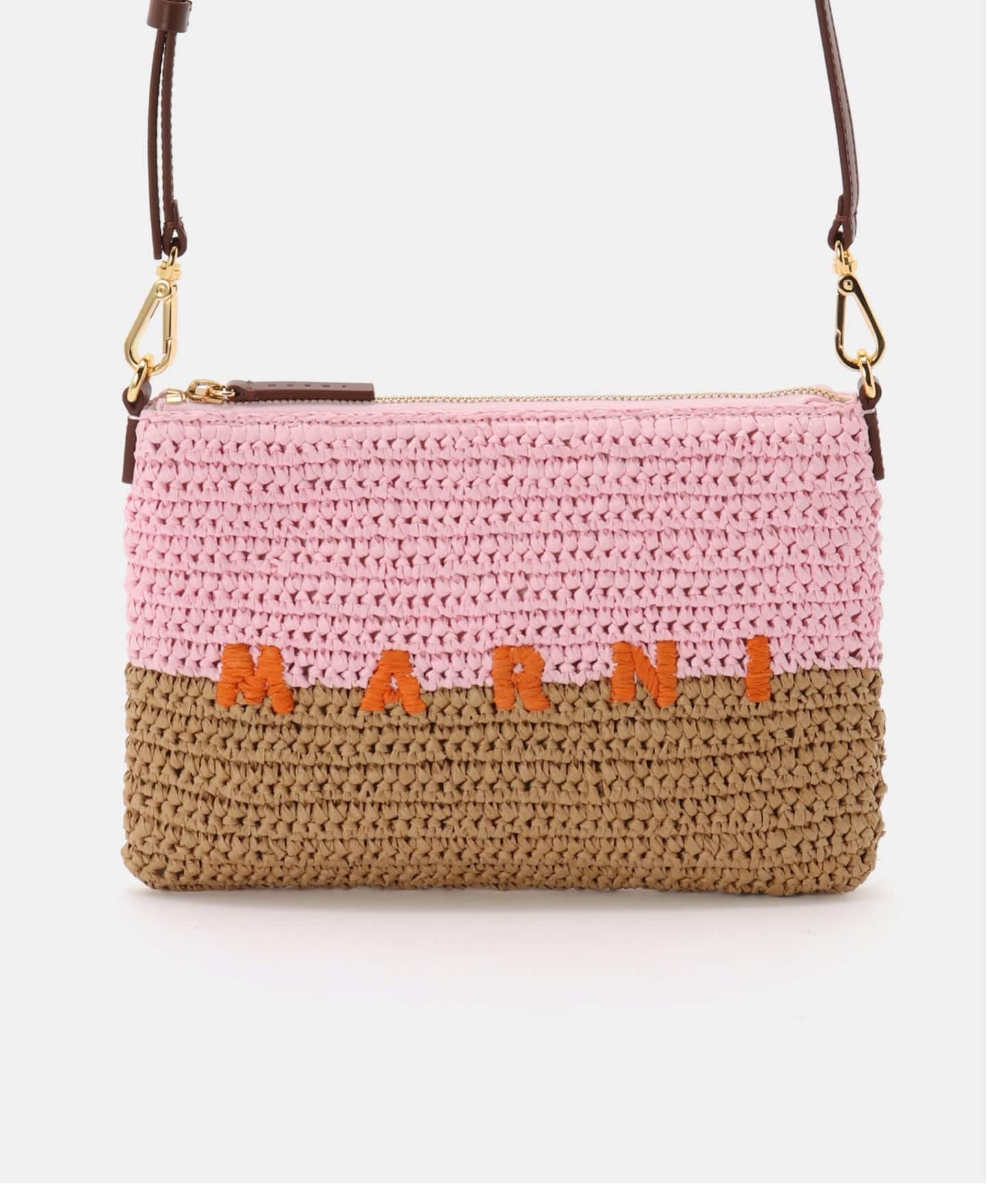 一部店舗+WEB限定》MARNI/マルニ FLAT POCHETTE（ショルダーバッグ