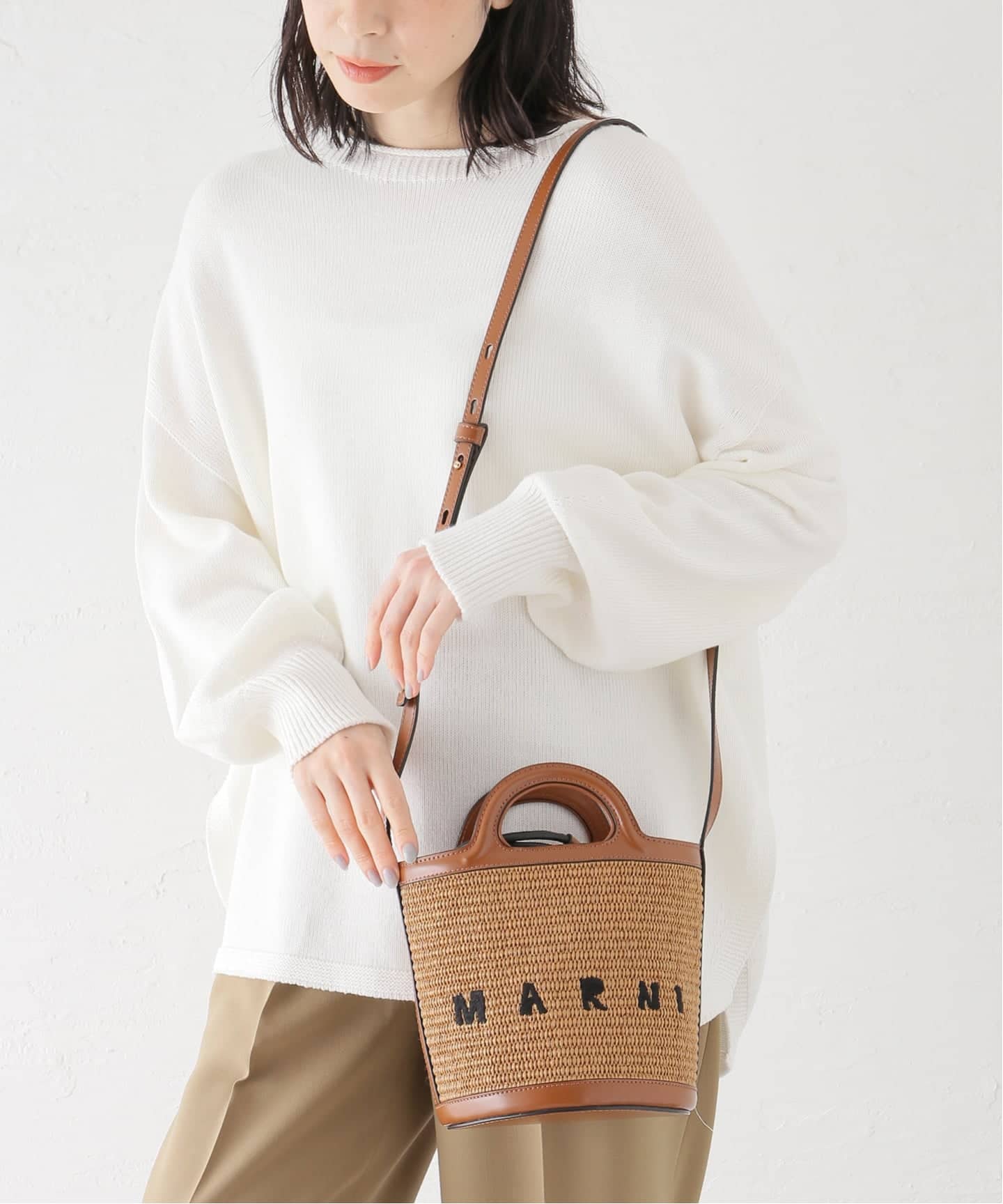 一部店舗+WEB限定》MARNI/マルニ MINI BUCKET（ショルダーバッグ