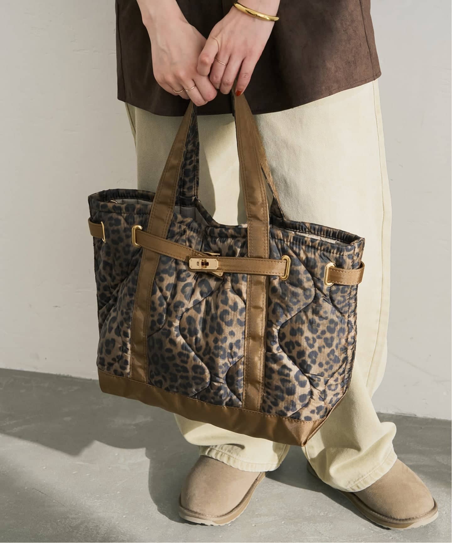 予約》SITA PARANTICA/シータパランティカ TOTE-RPP-S LEOPARD M