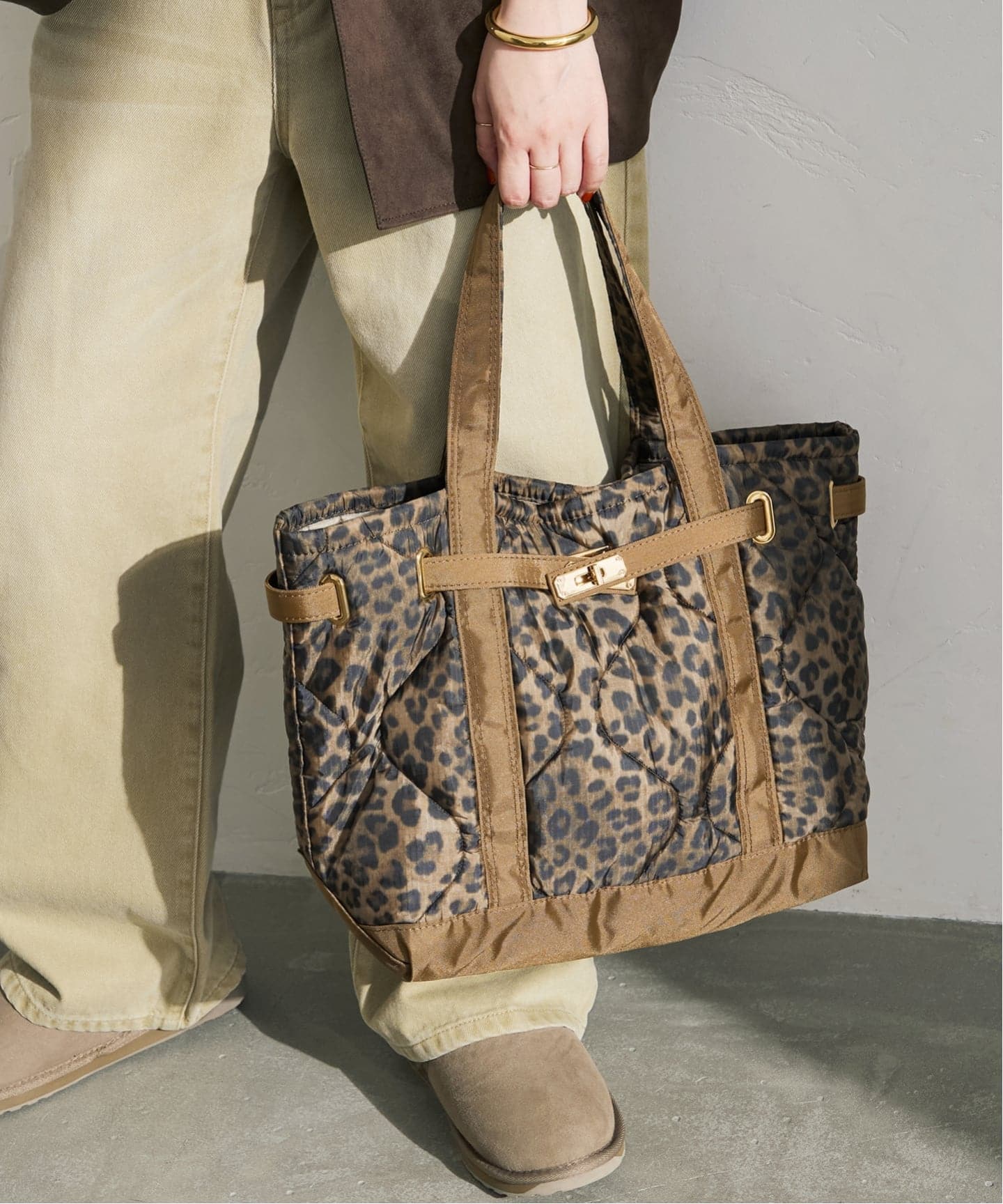 予約》SITA PARANTICA/シータパランティカ TOTE-RPP-S LEOPARD M