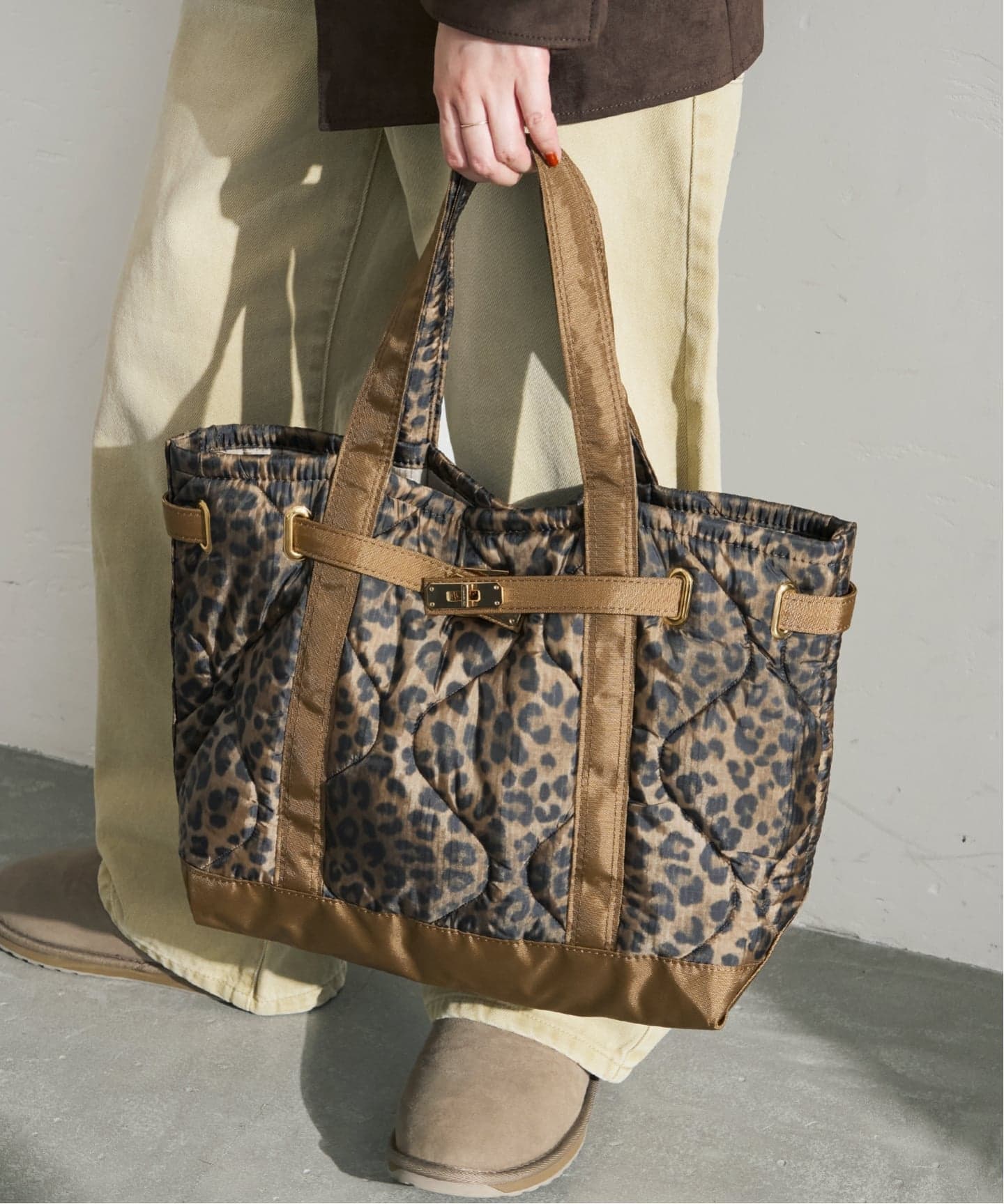 予約》SITA PARANTICA/シータパランティカ TOTE-RPP-S LEOPARD M