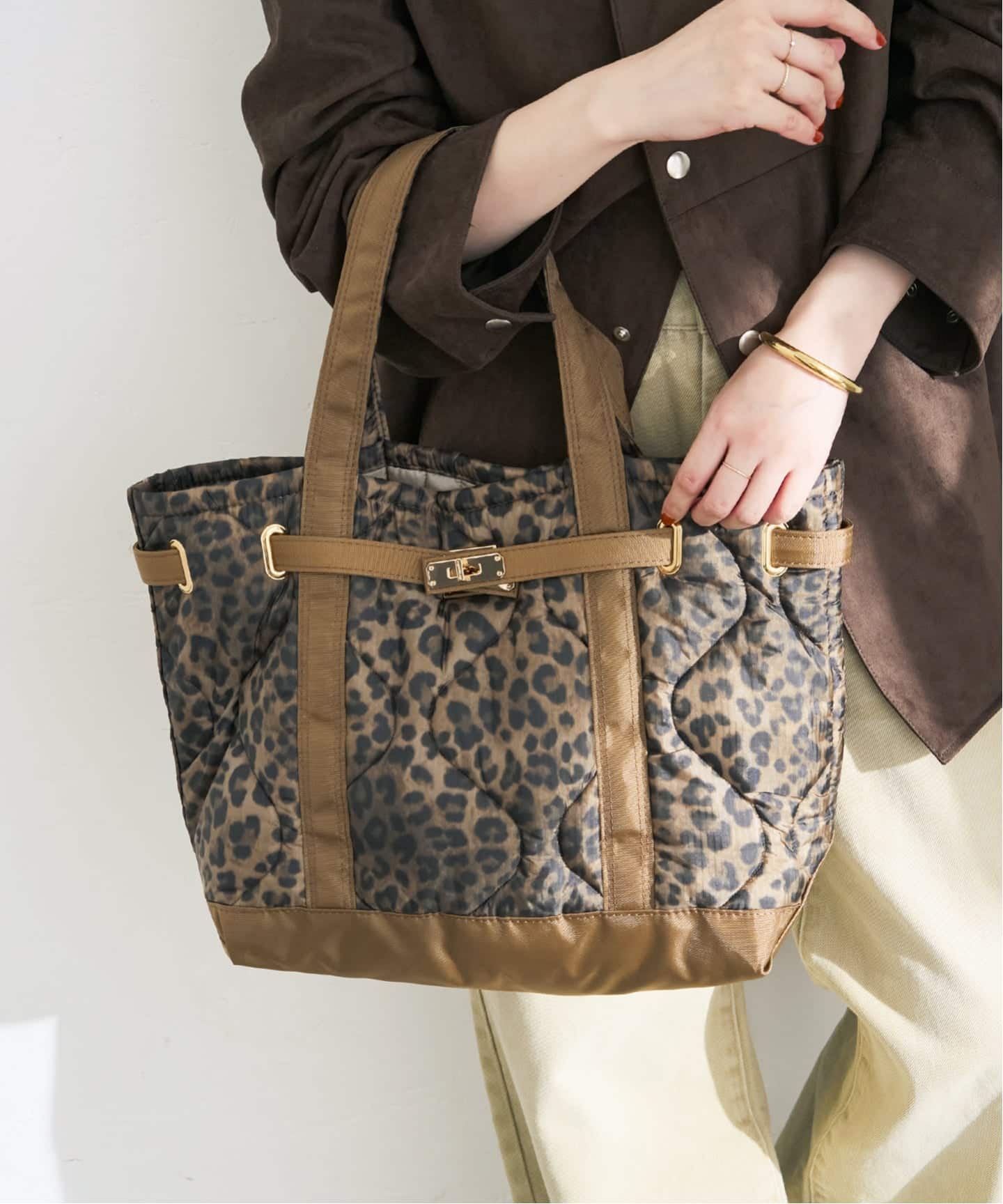 予約》SITA PARANTICA/シータパランティカ TOTE-RPP-S LEOPARD M