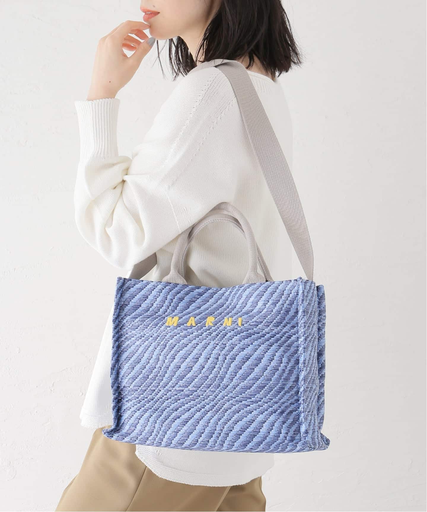 【新品】マルニ MARNI BASKET BAG 一部店舗+WEB限定》MARNI/マルニ BASKET SMALL（トートバッグ）｜Spick