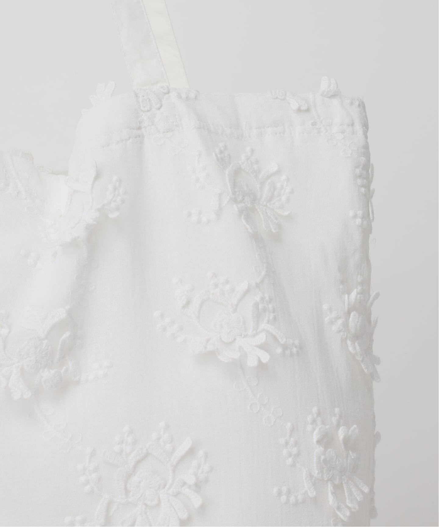 新色有り別注 / 追加》crinkle crinkle crinkle 3D embroidery TOTE*Re
