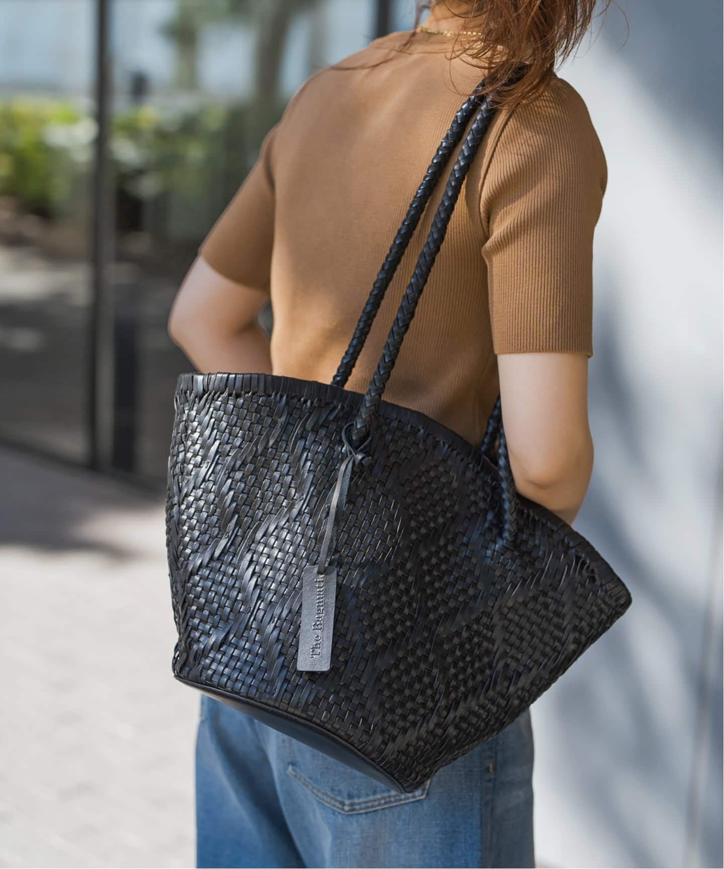 追加2予約》Bagmati/バグマティ レザーメッシュバッグ（トートバッグ