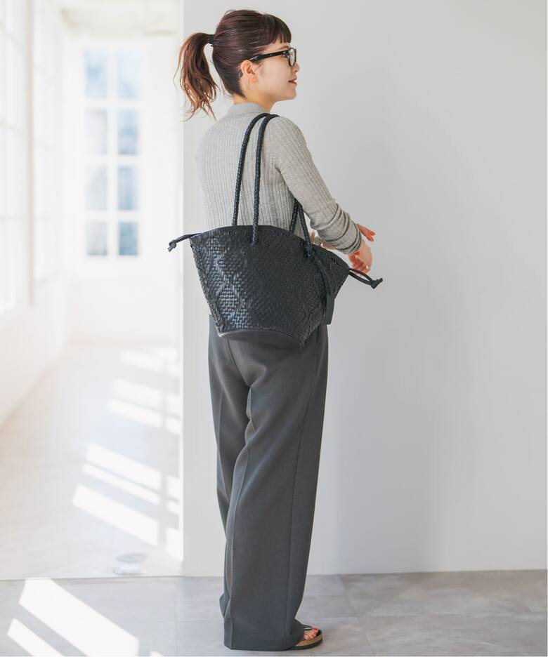 追加2予約》Bagmati/バグマティ レザーメッシュバッグ（トートバッグ
